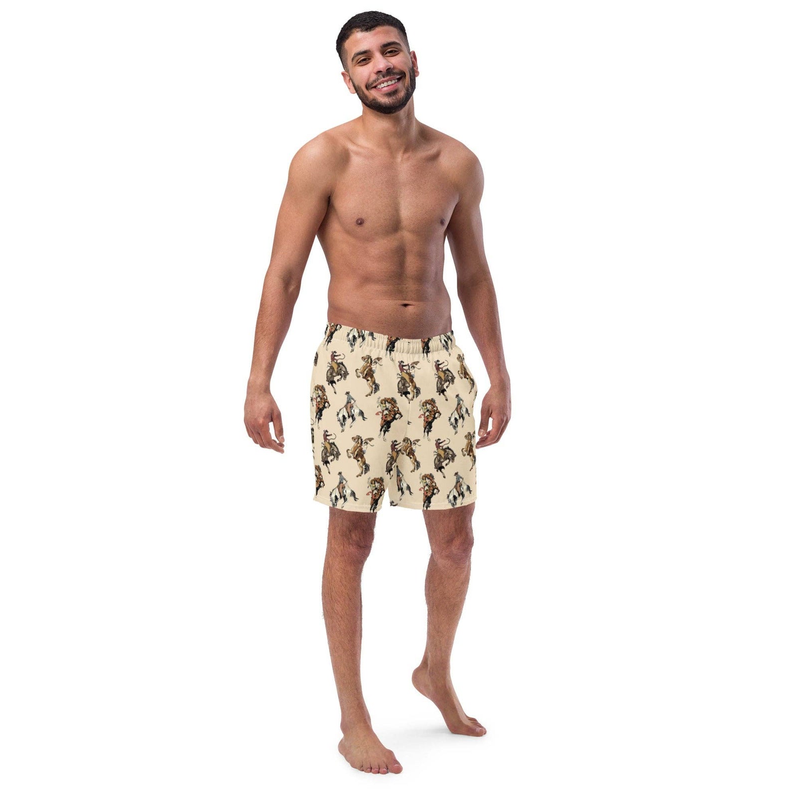 Yeehaw Cowgirl Men's Swim Trunks