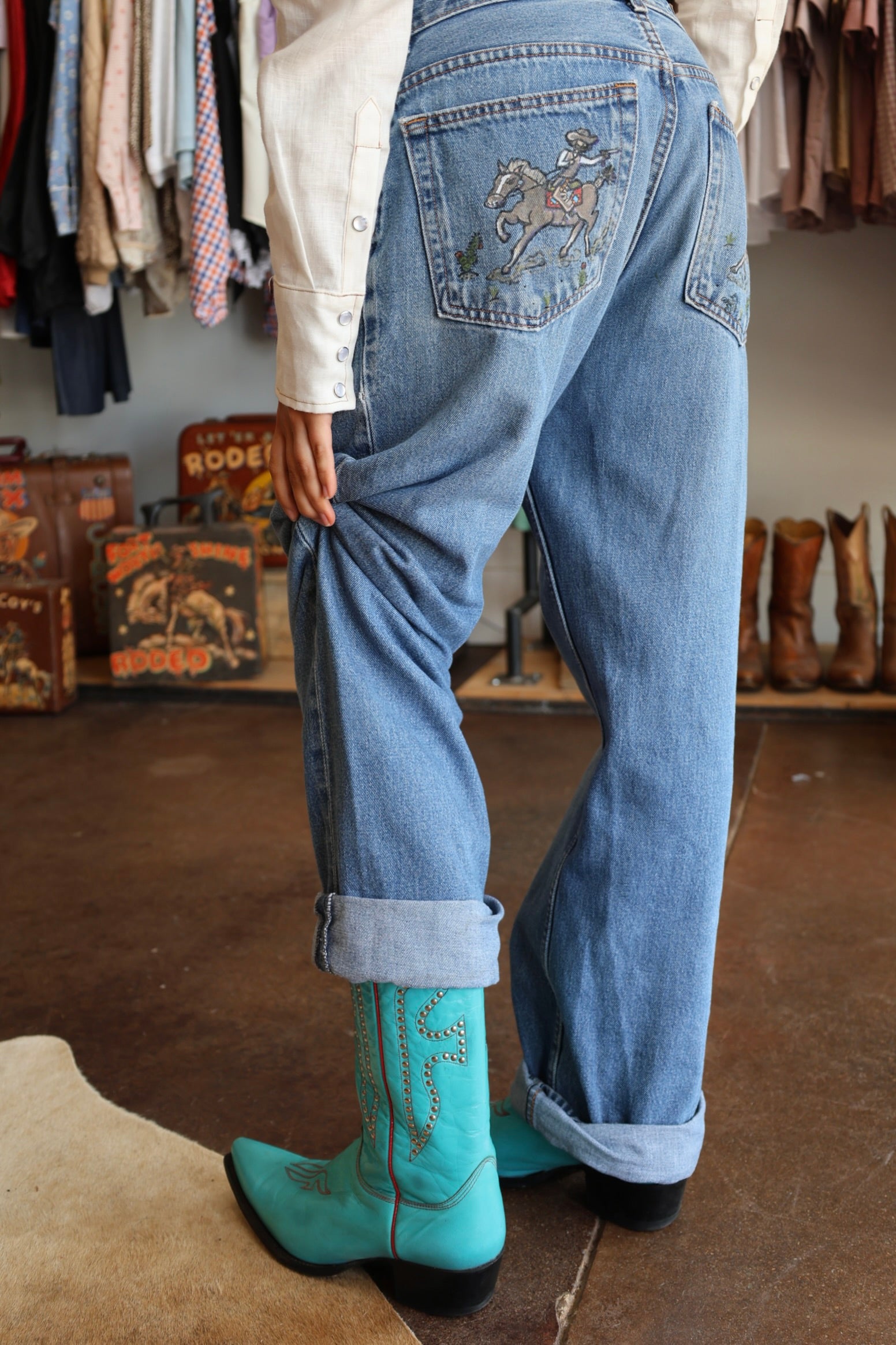 Frye Daisy Duke Cowboy Boots