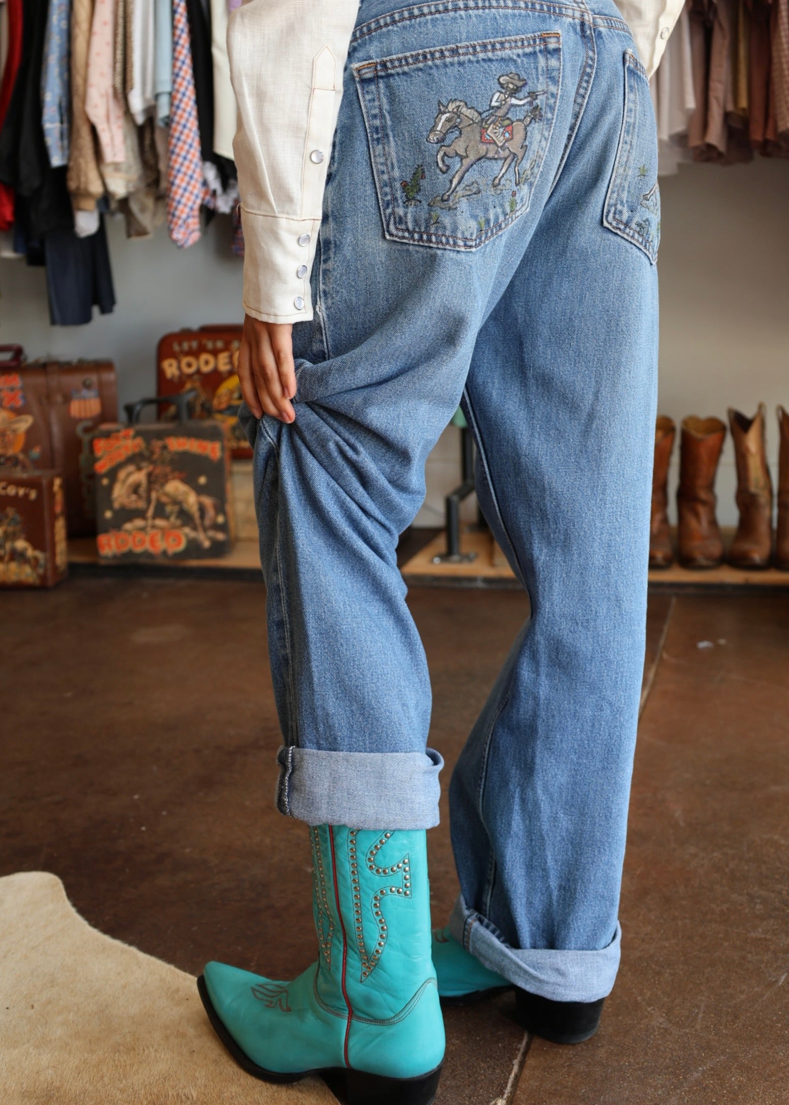 Frye Daisy Duke Cowboy Boots