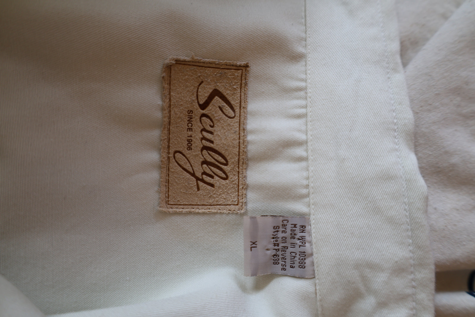 Scully Black and White Western Shirt