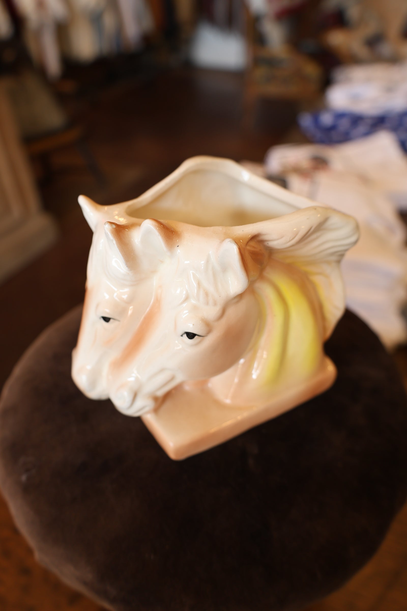 Two Horse Head Vessel