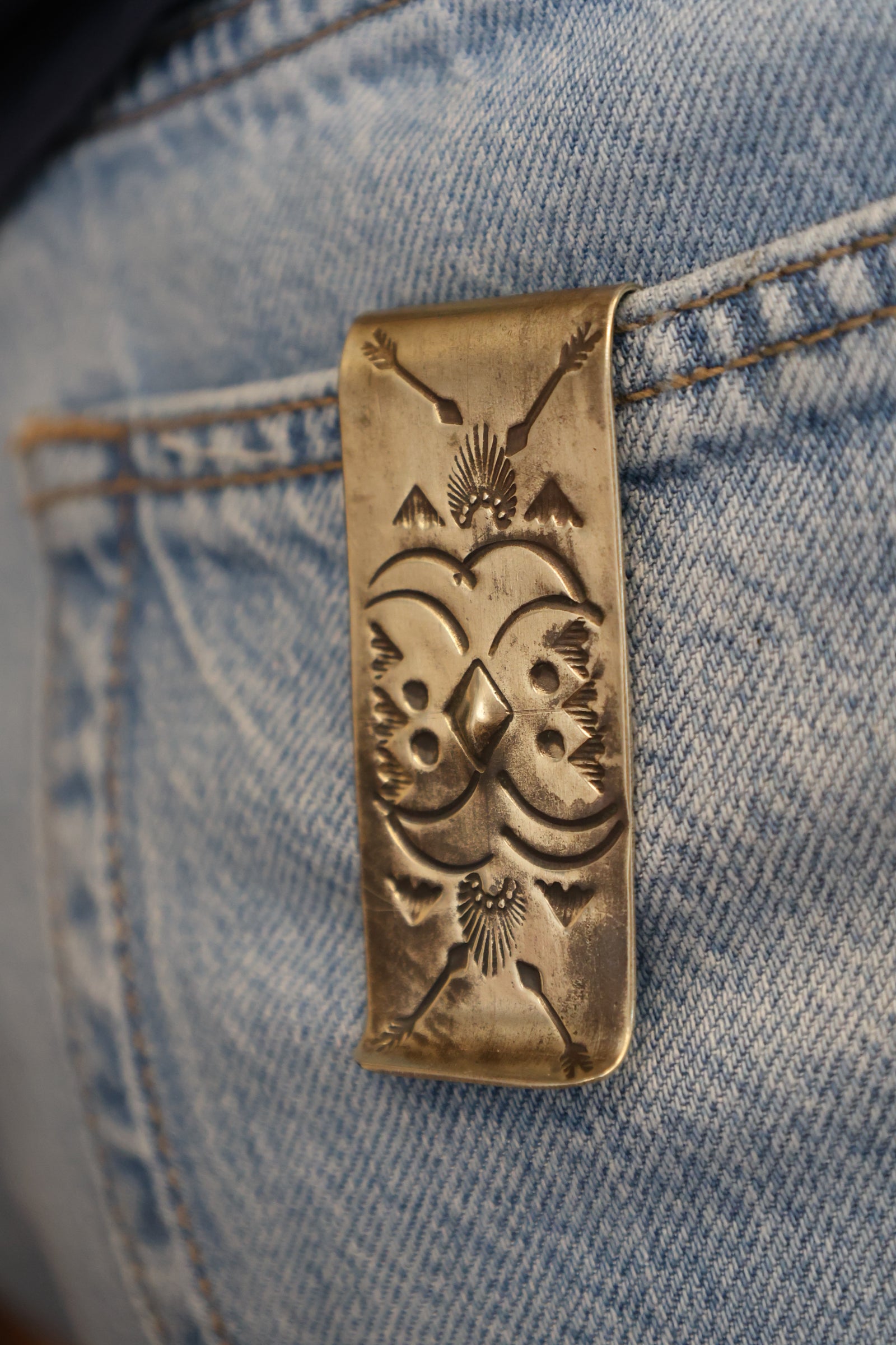 Stamped Money Clip