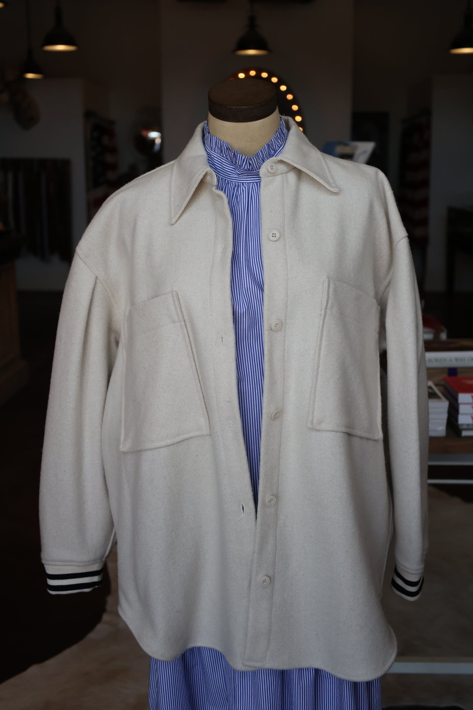 DiDi Shacket in Cream