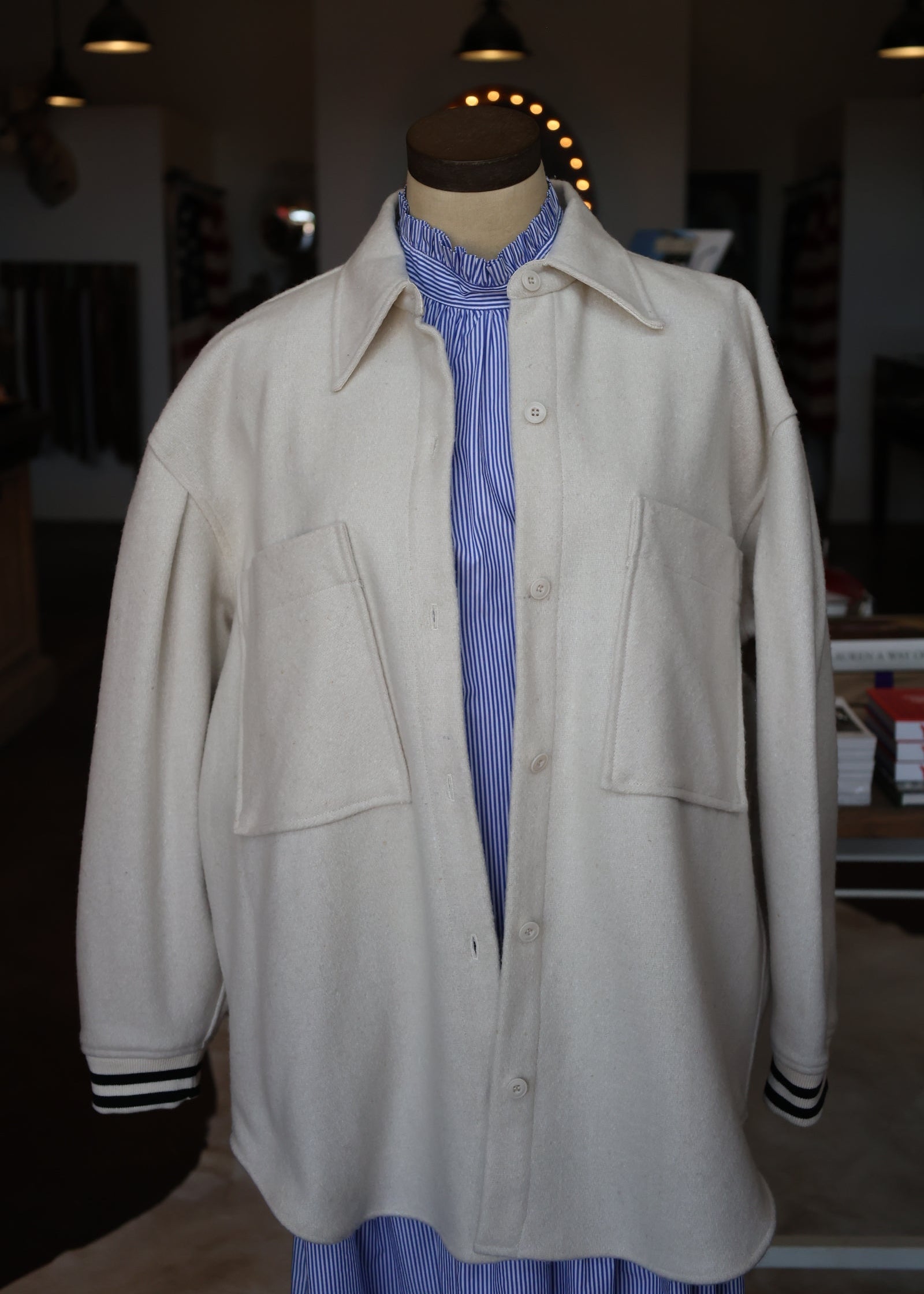 DiDi Shacket in Cream