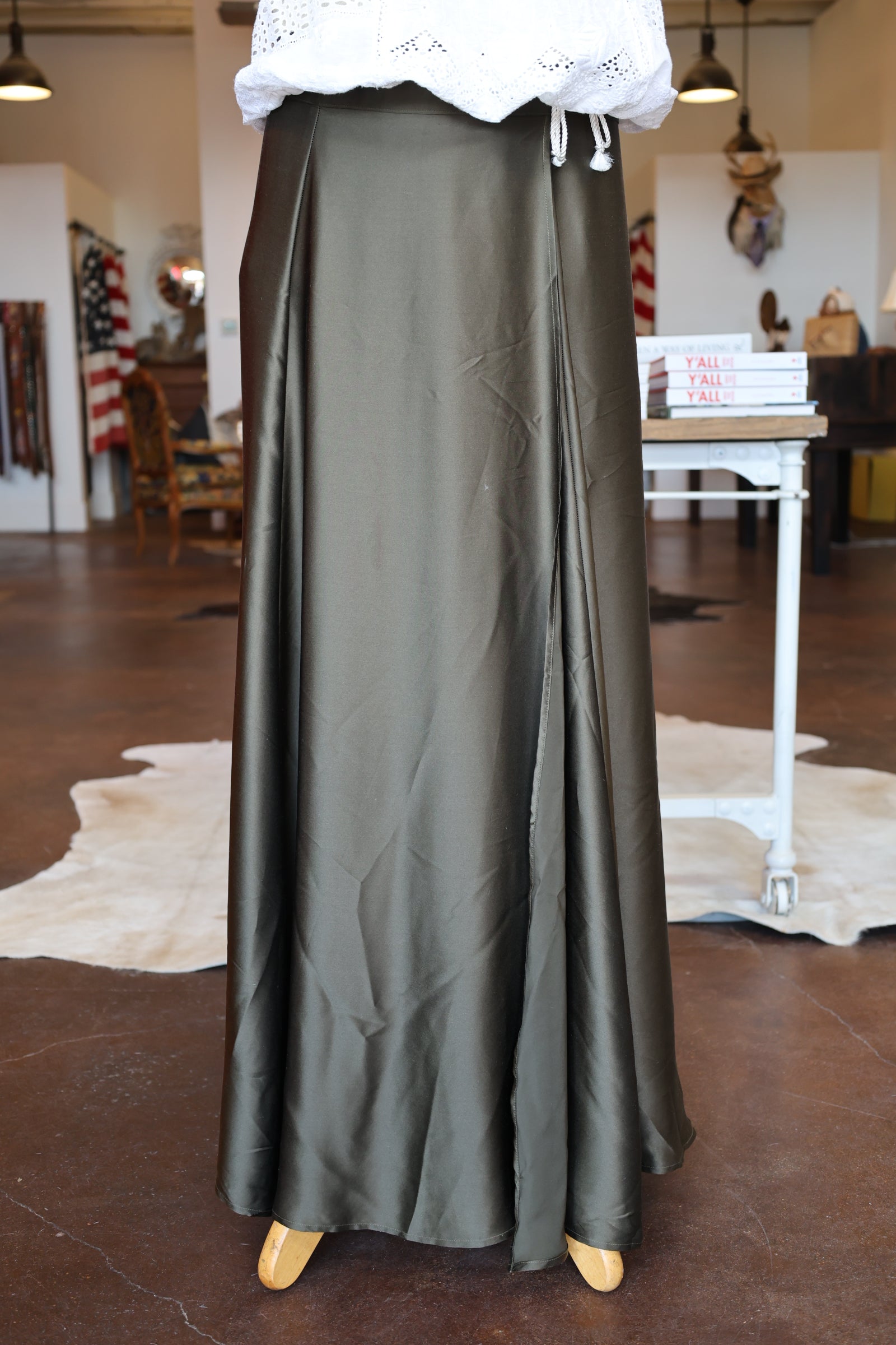 Silk Wrap Skirt