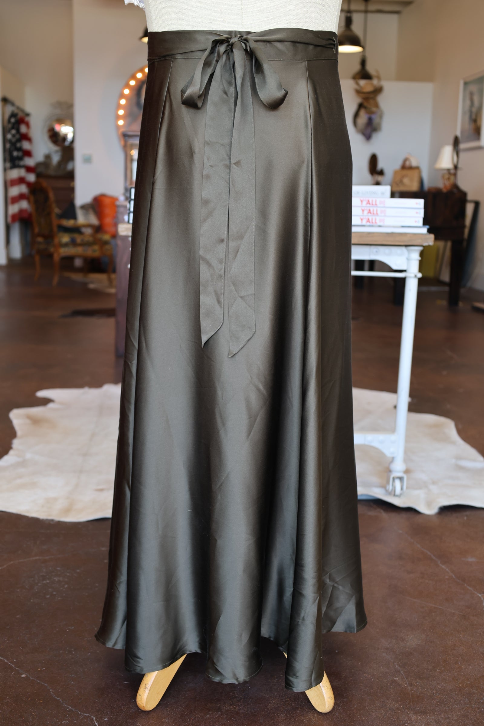 Silk Wrap Skirt