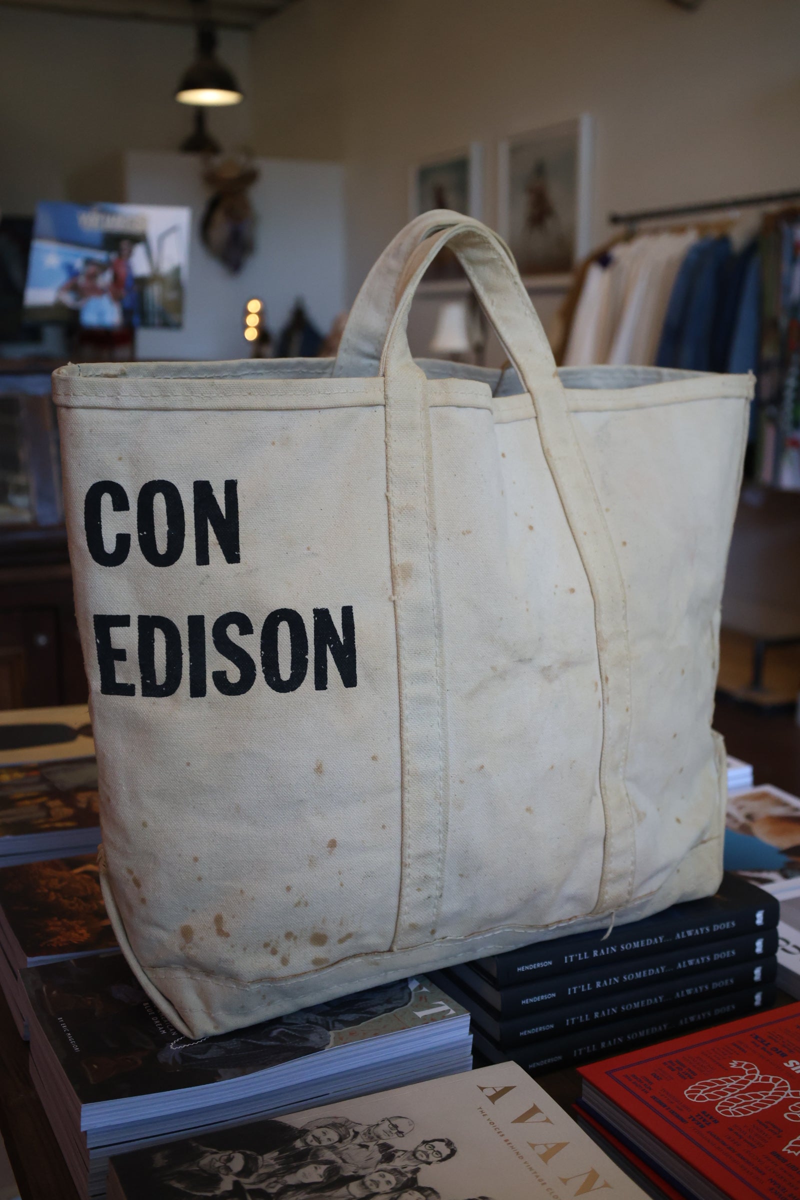 Old School Con Edison Canvas Bag