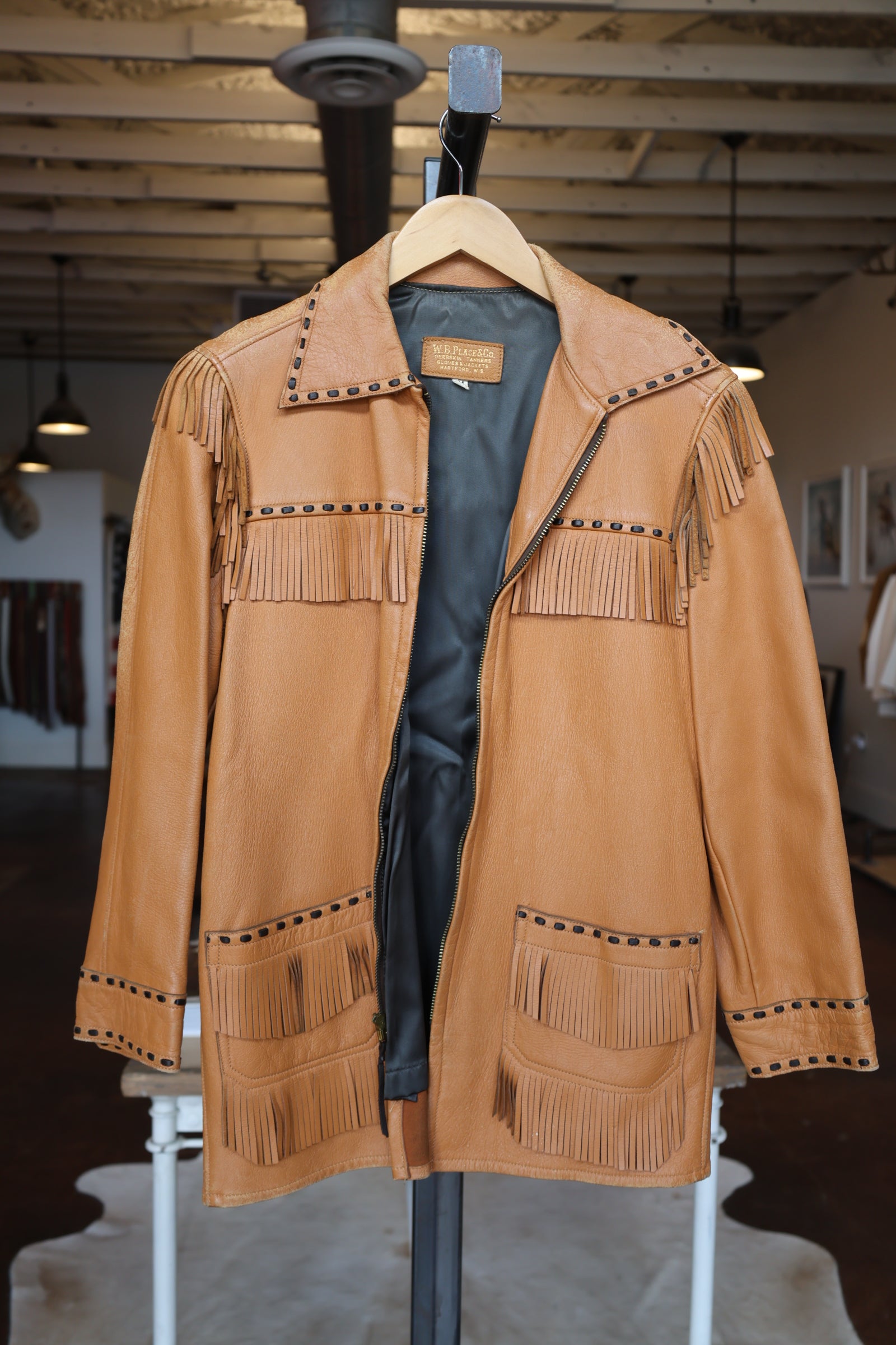 W.B Place & Co. Fringe Jacket