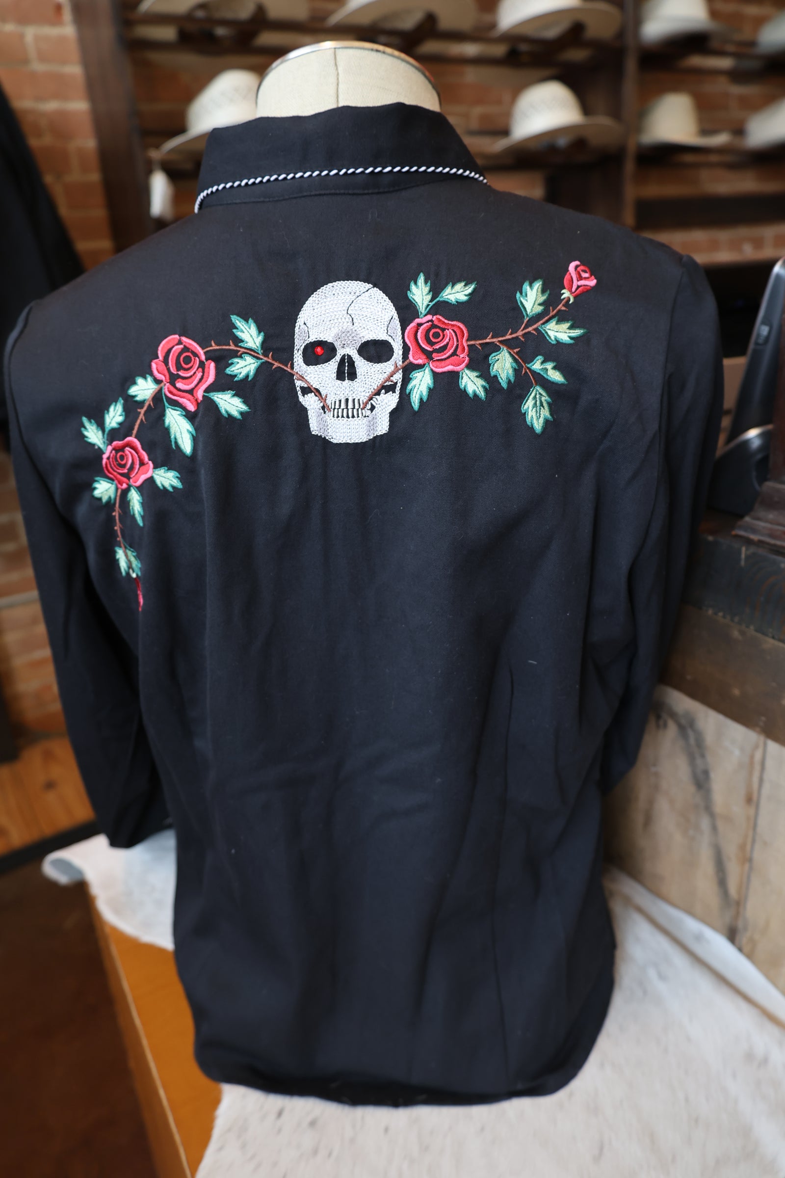 Scully Skull Western Shirt