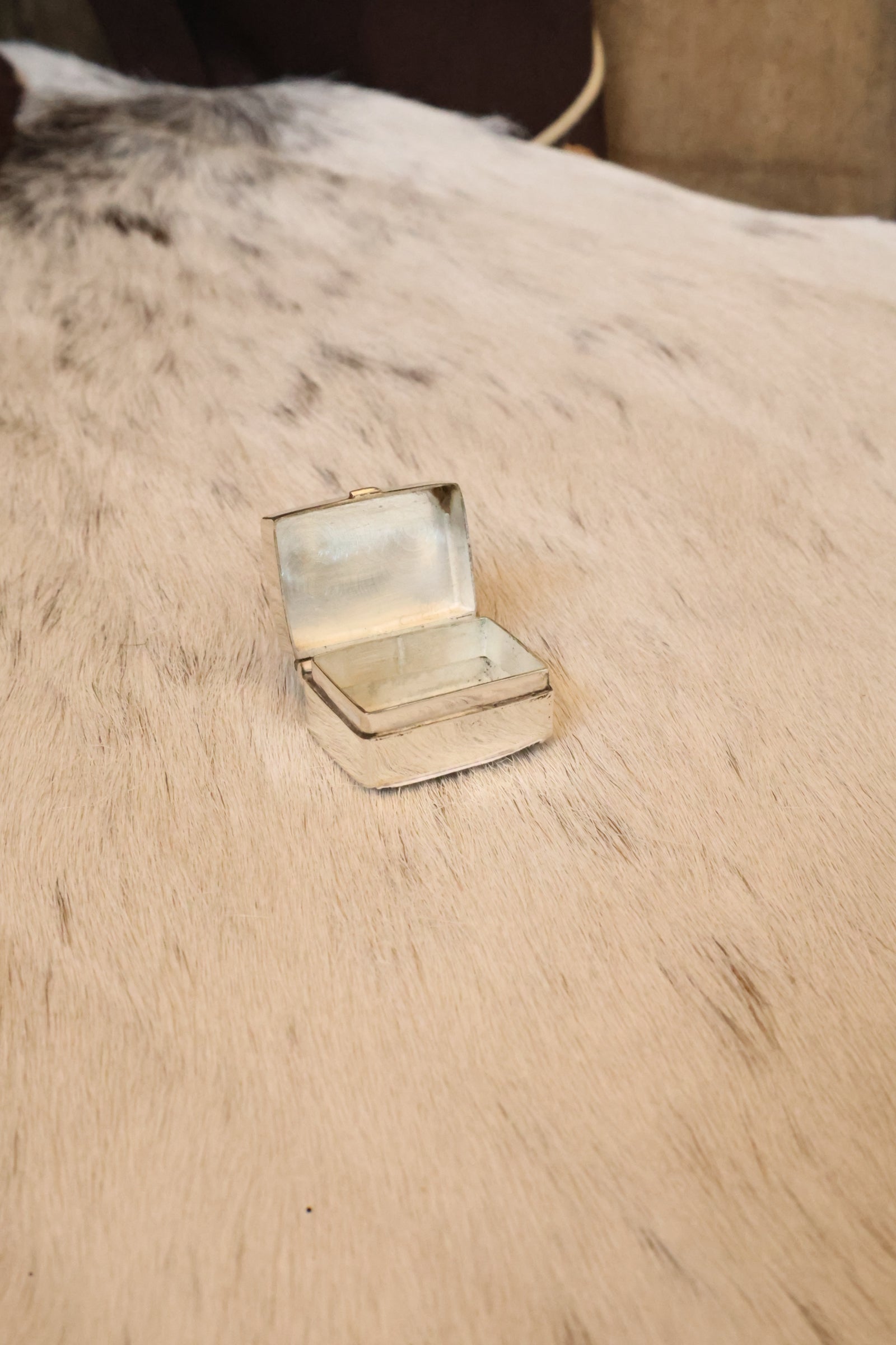 Sterling Silver Square Pill Box
