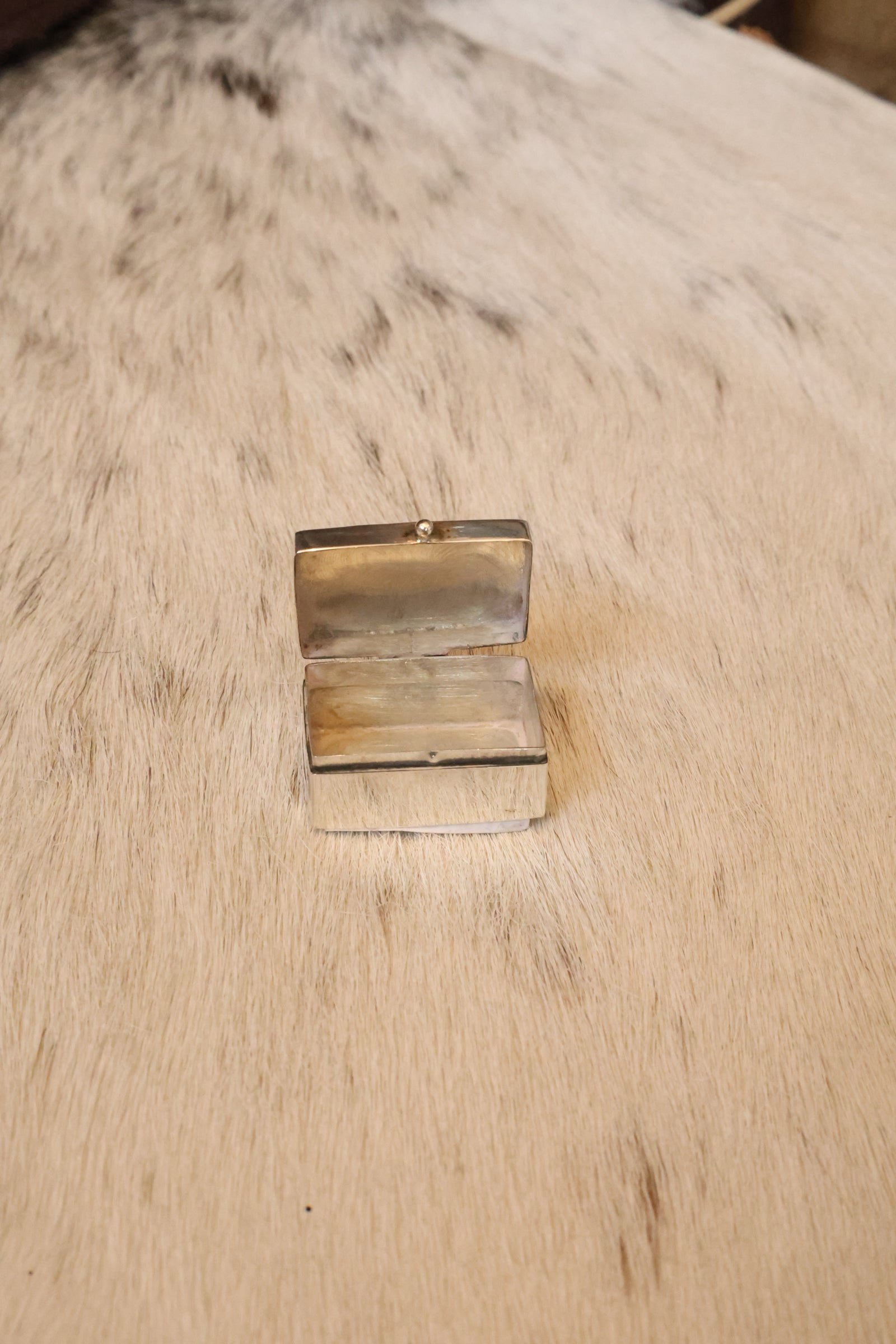 Sterling Silver Square Pill Box