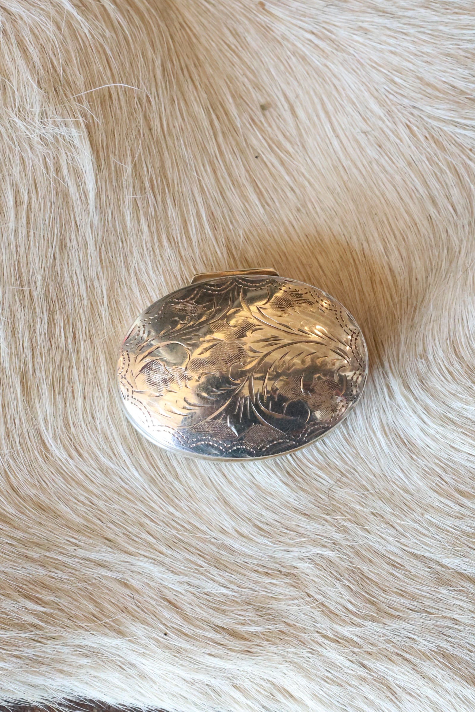 Sterling Silver Round Pill Box