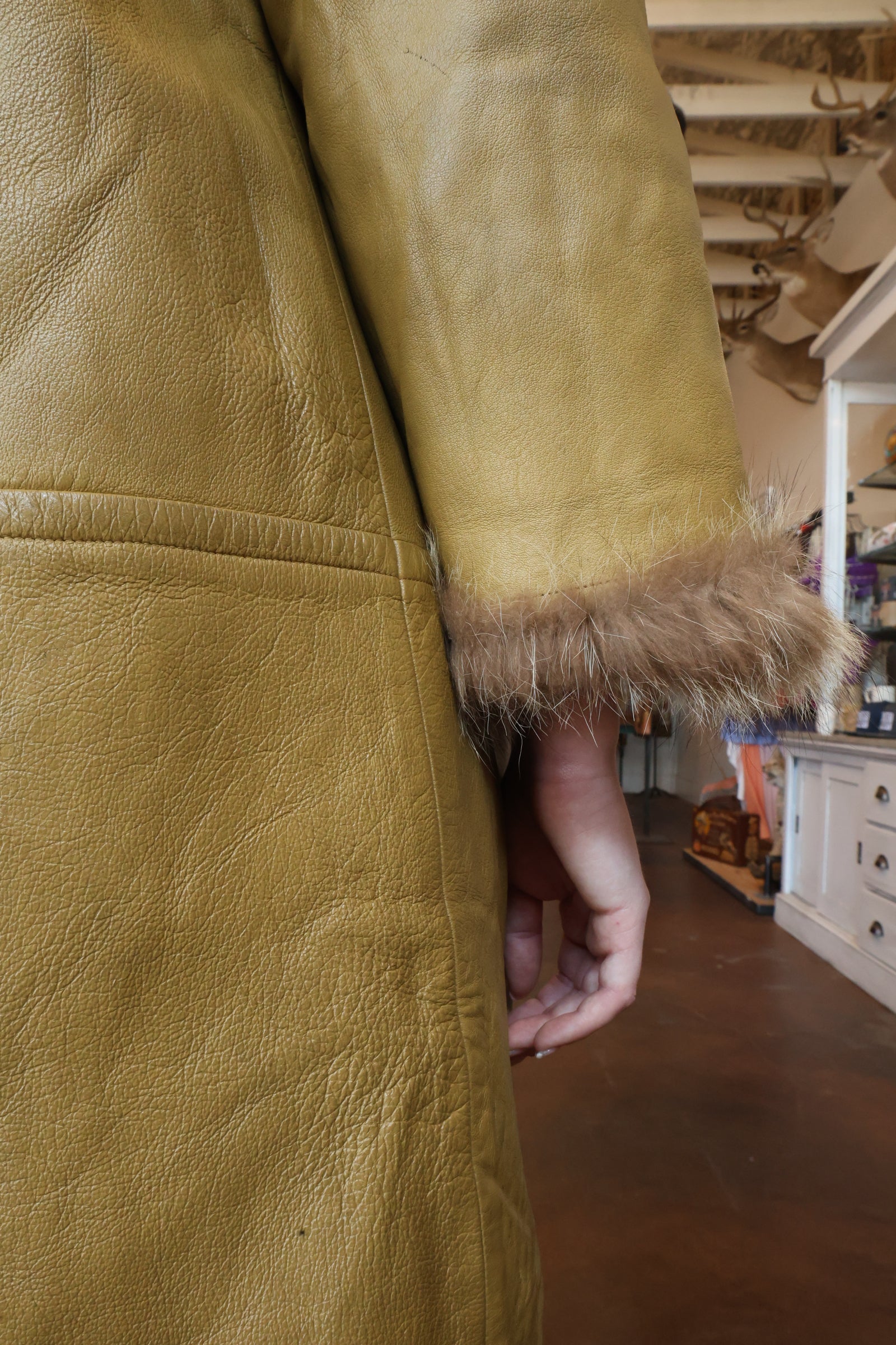 Vintage Raccoon Fur Reversible Coat