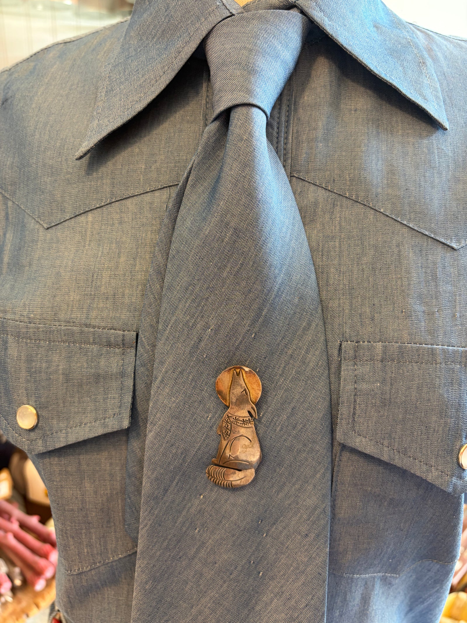 Wolf Brooch