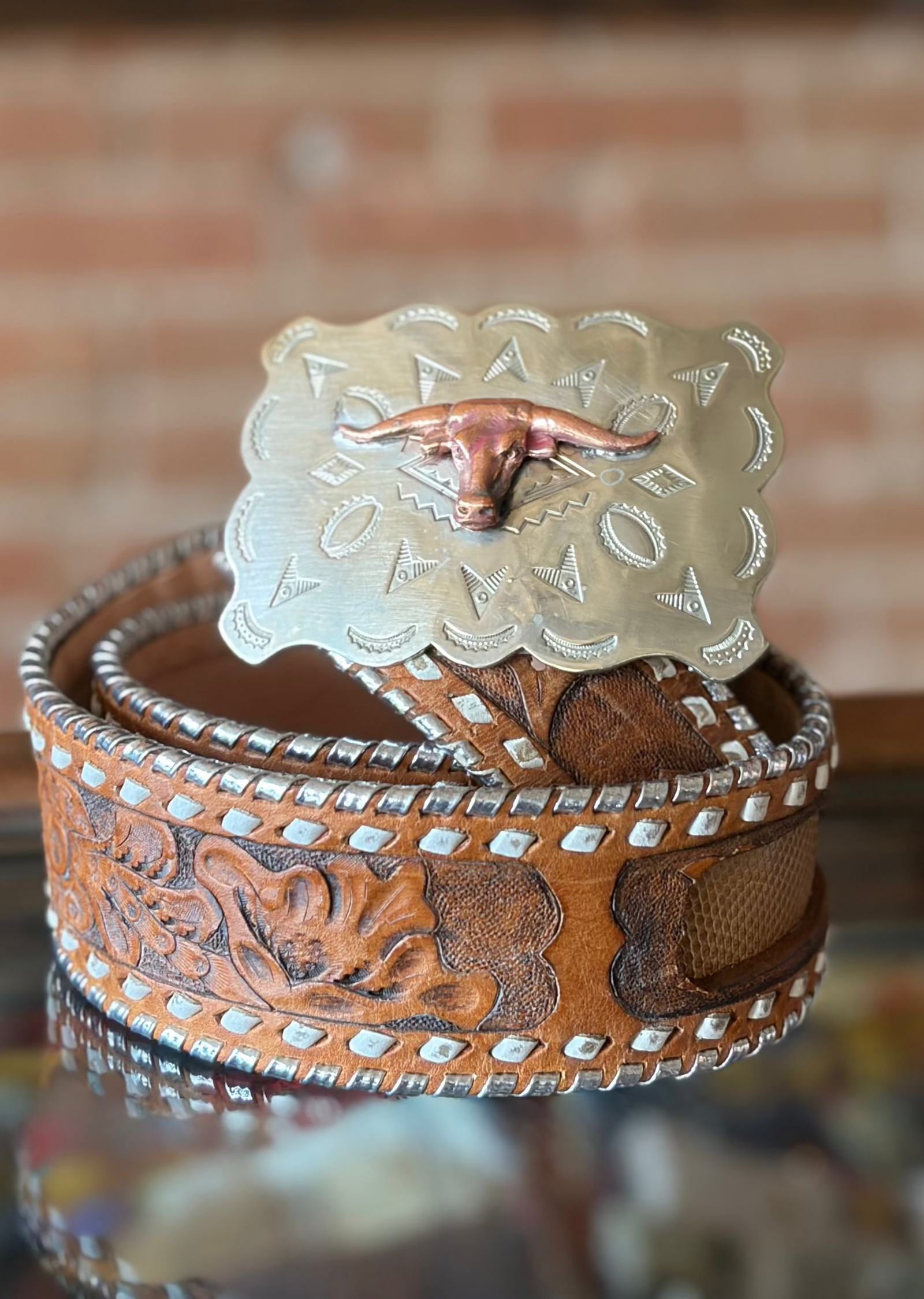 Longhorn Belt Buckle