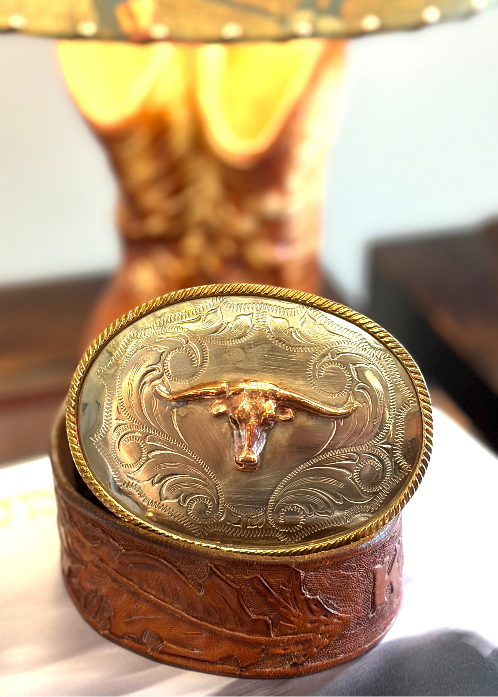 Longhorn Belt Buckle