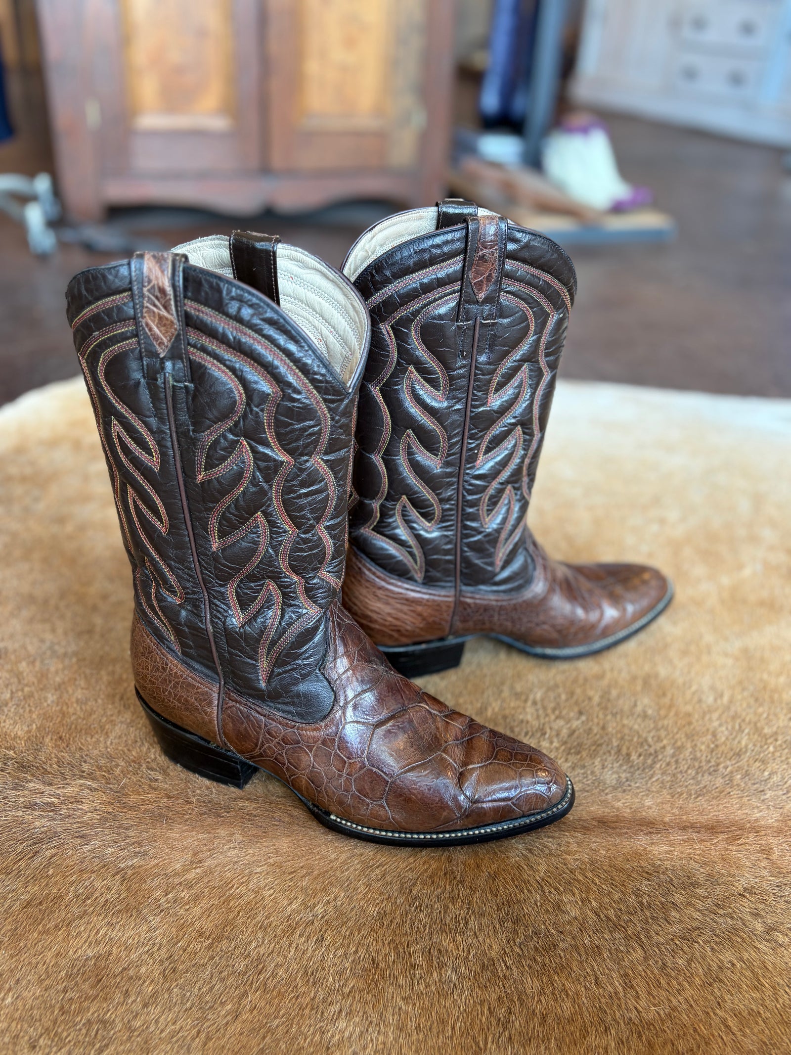 Sea Turtle Cowboy Boots