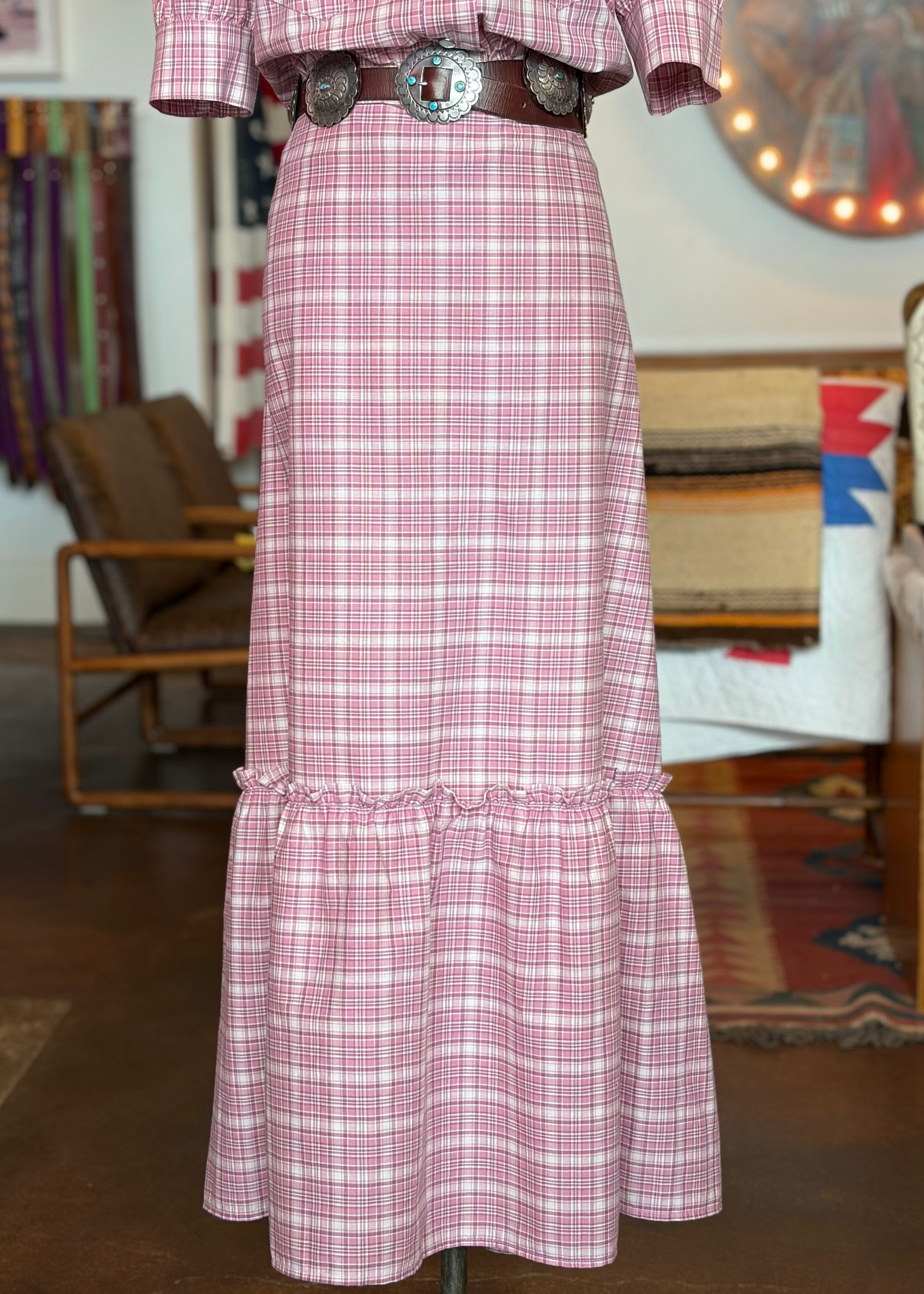Rose Creek Midi Bustle Skirt