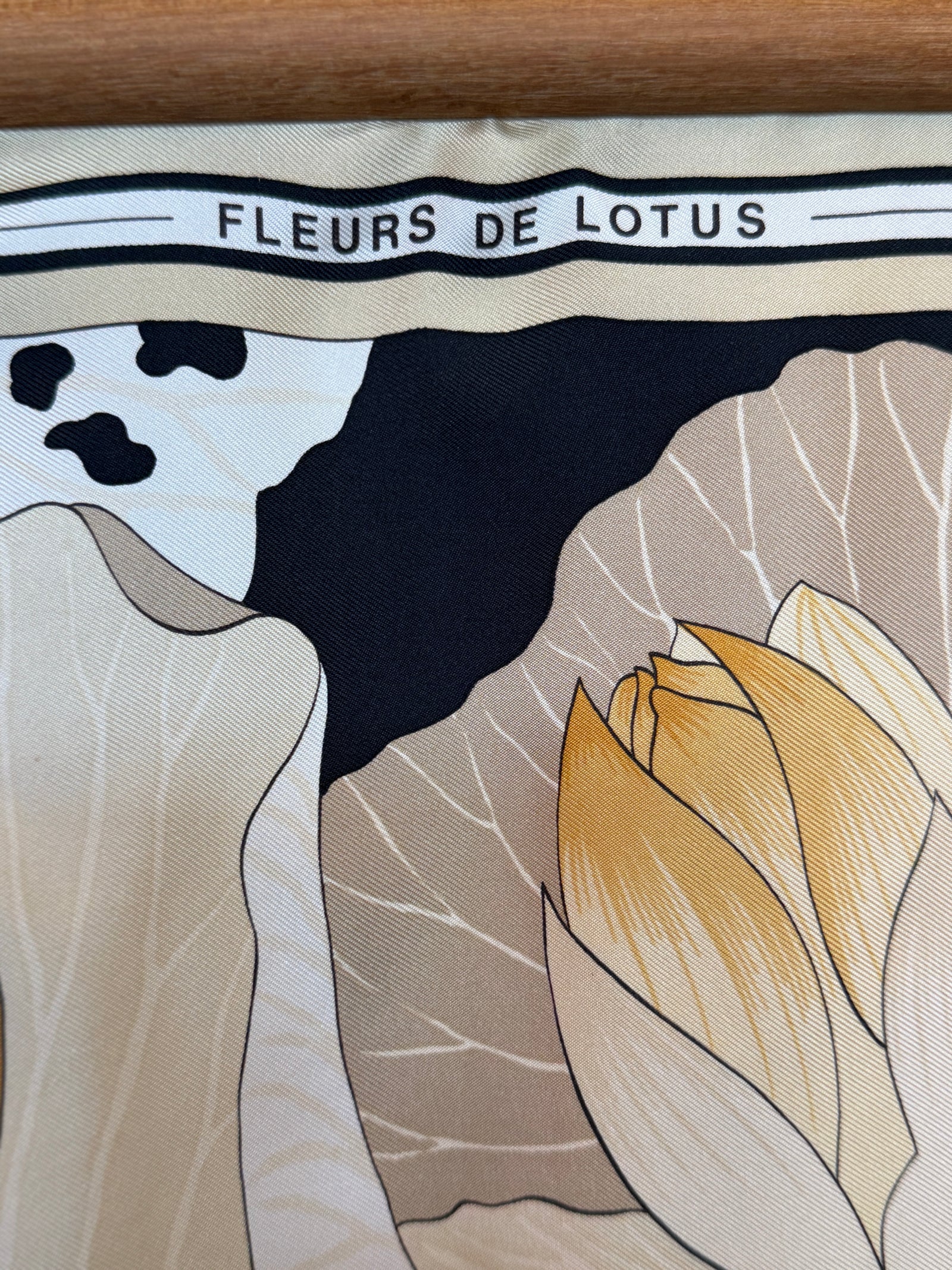 Hermes Flower Silk Scarf
