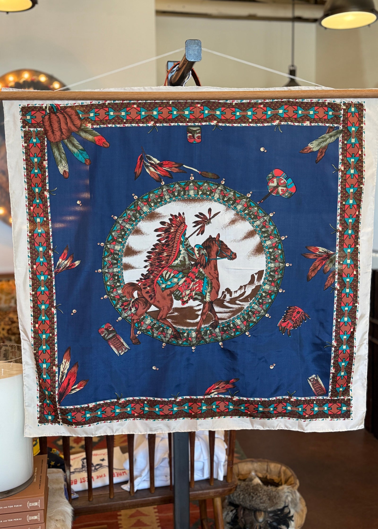 Native American Silk Scarf