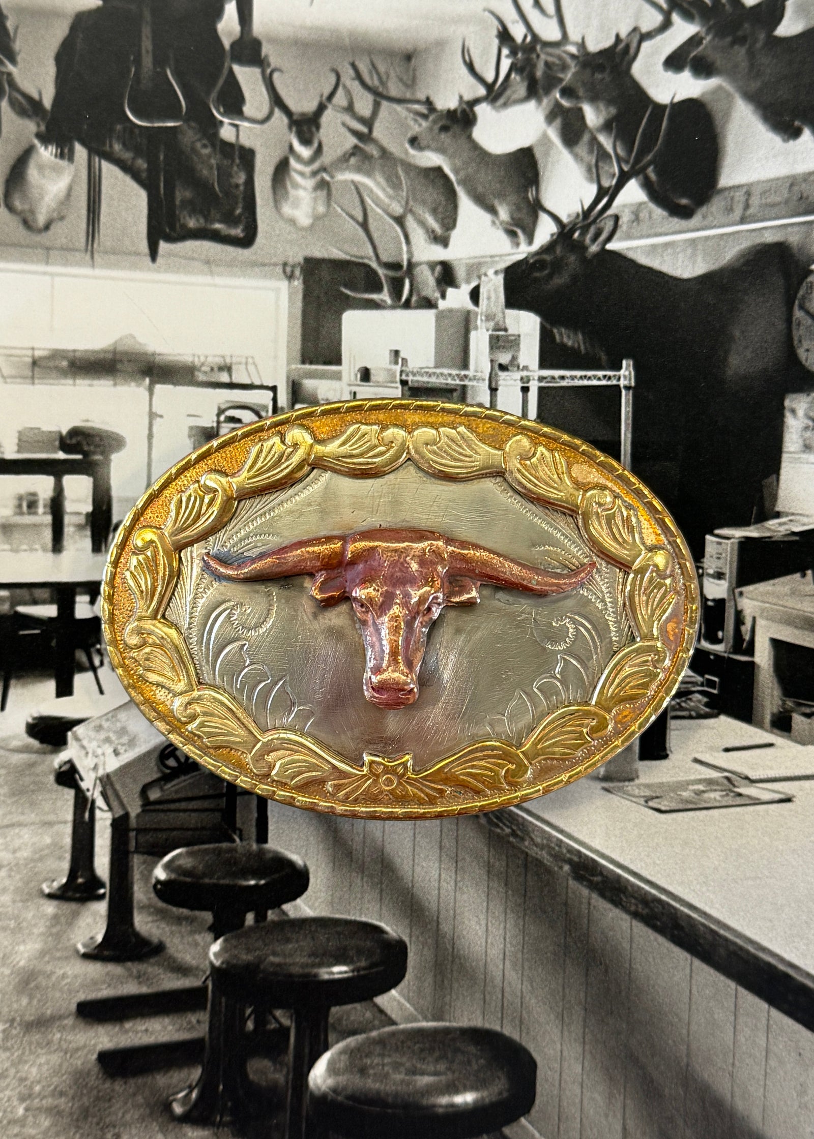Longhorn Belt Buckle