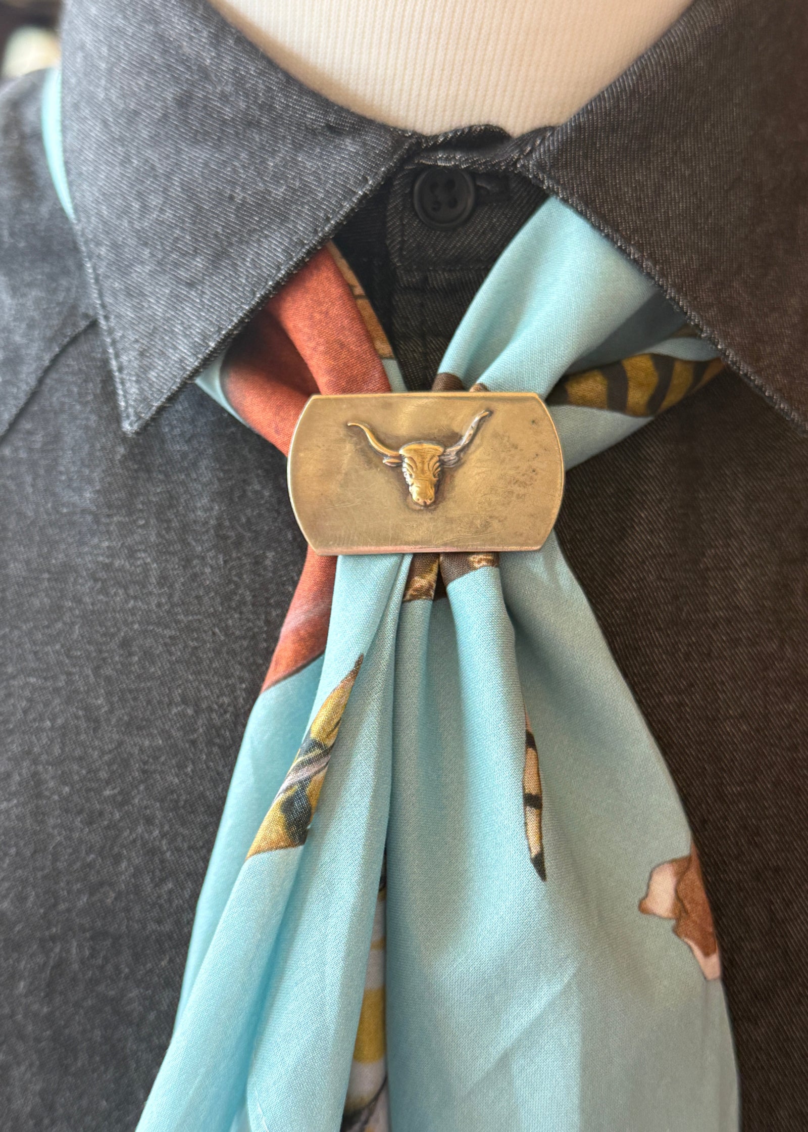 Longhorn Scarf Slide