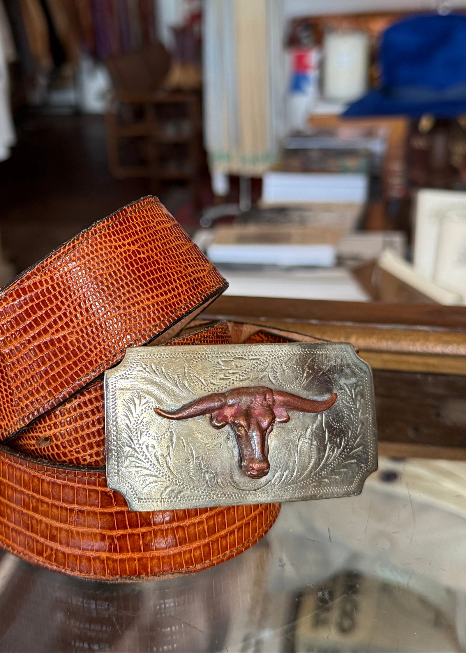 Longhorn Belt Buckle