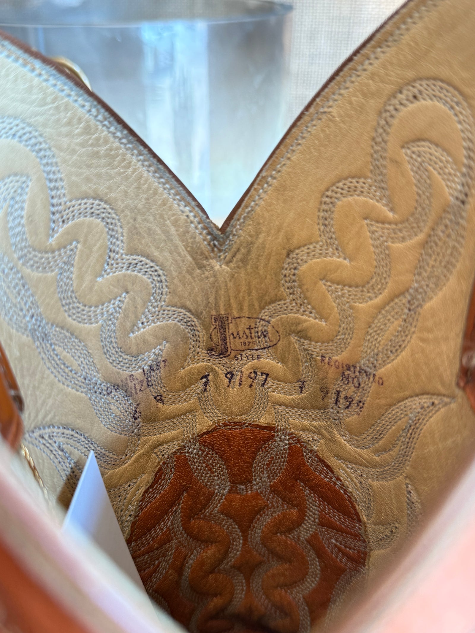 Justin Lizard Cowgirl Boots