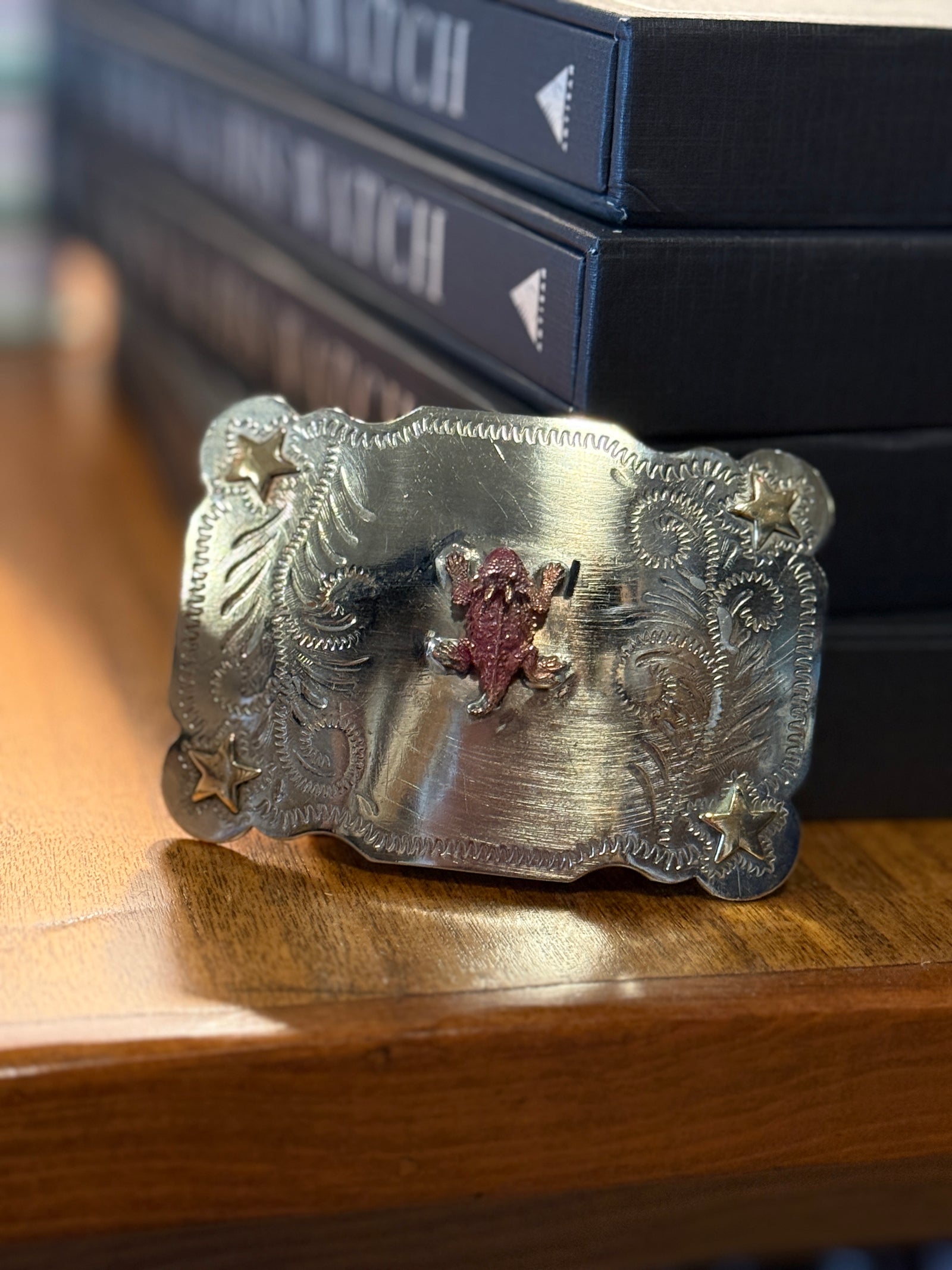 Horned Frog Belt Buckle