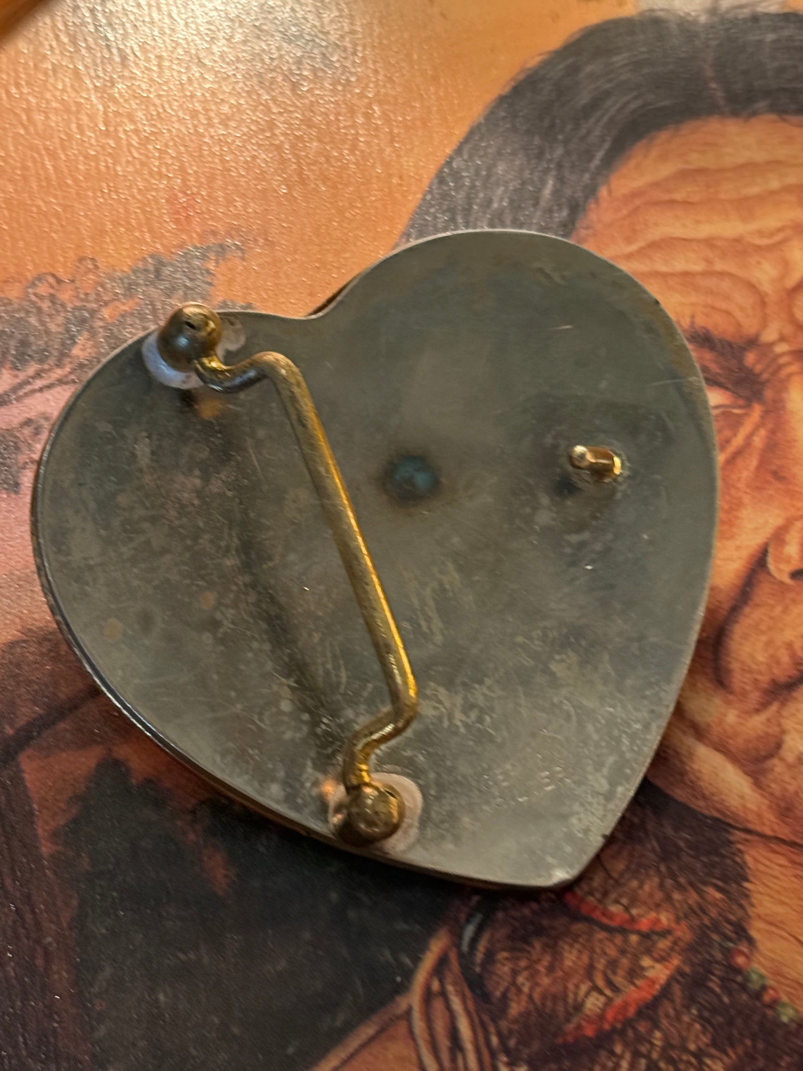 Horned Frog Heart Belt Buckle