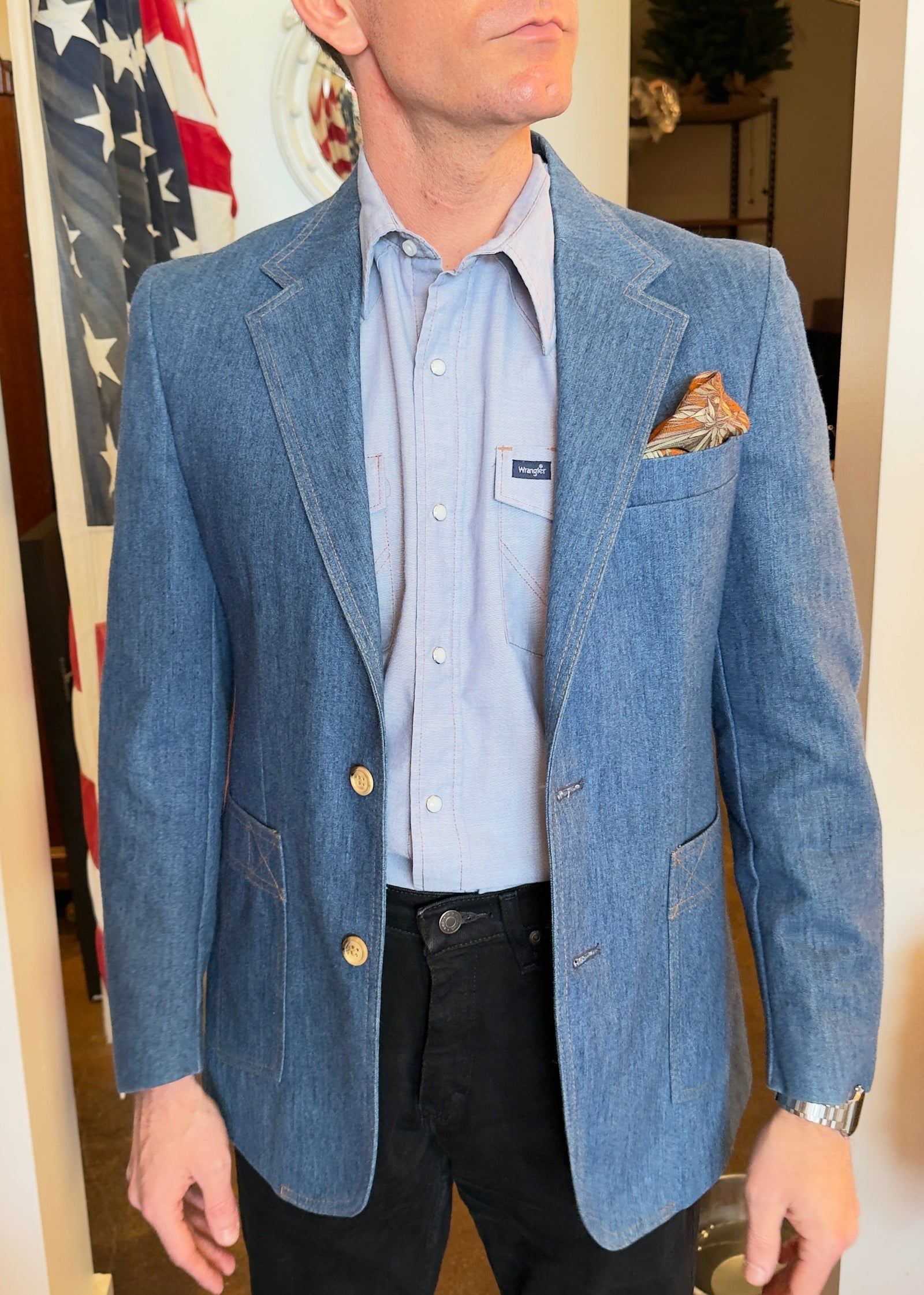 Levi's Denim Blazer & Vest Set