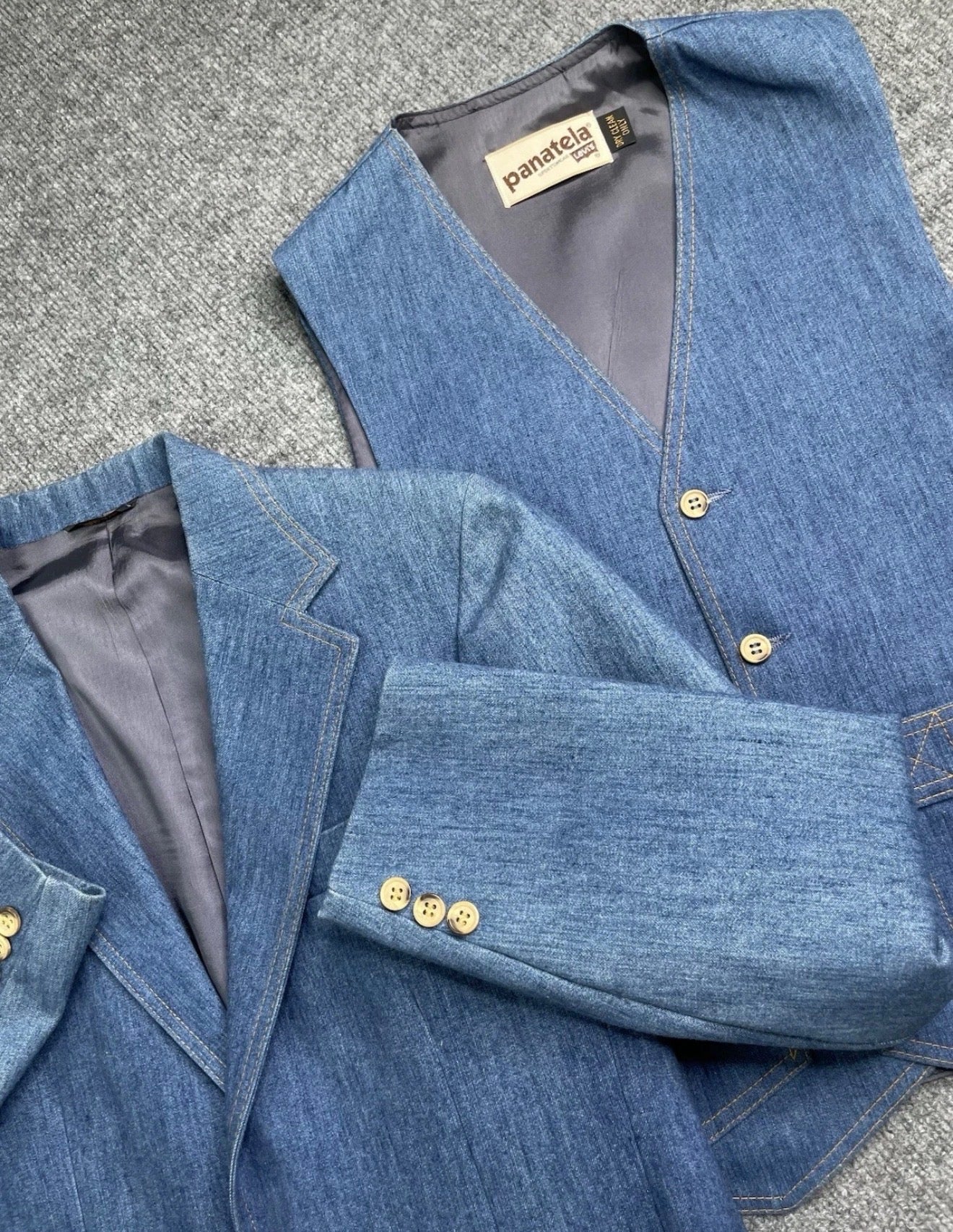 Levi's Denim Blazer & Vest Set
