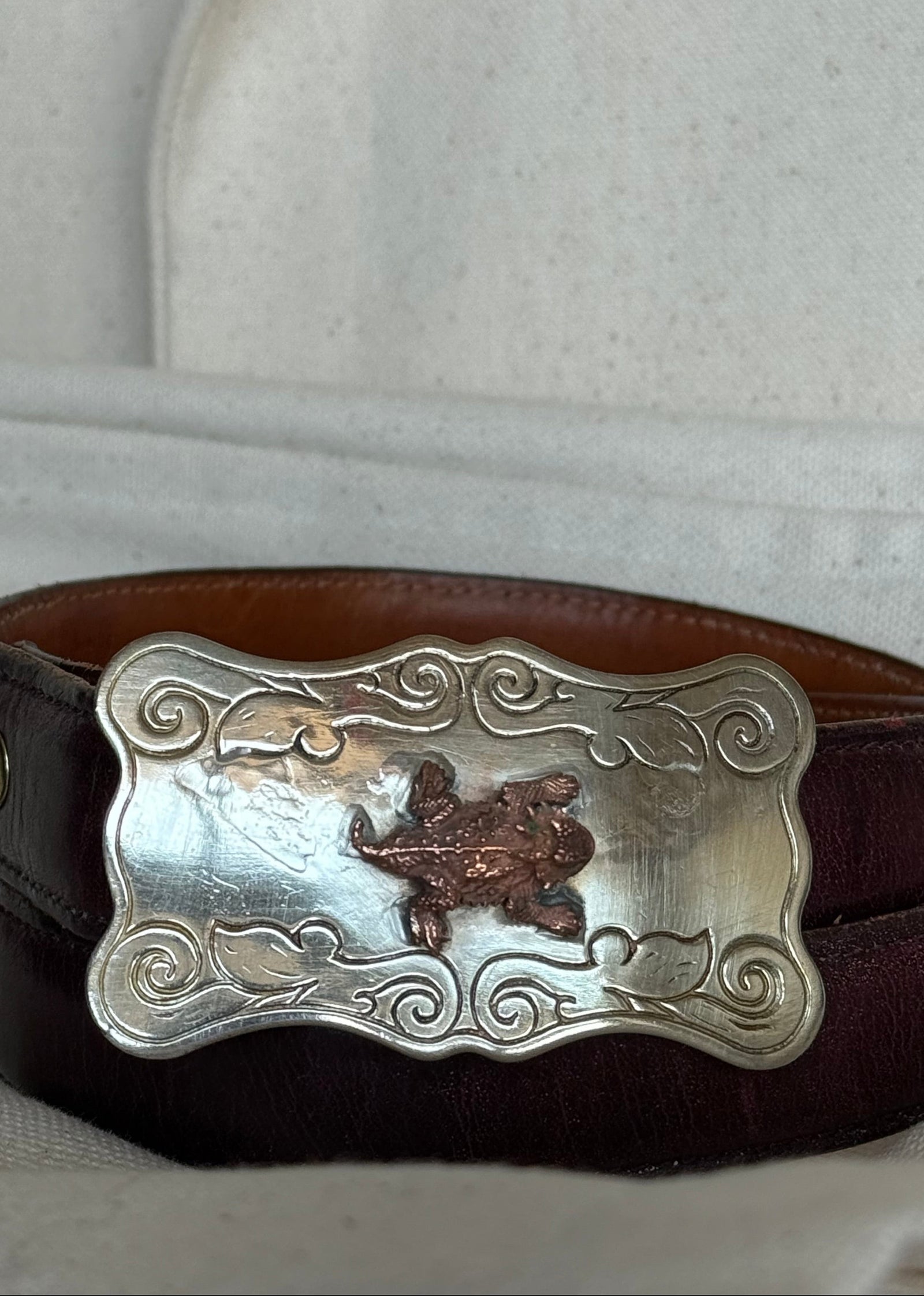 Horned Frog Belt Buckle