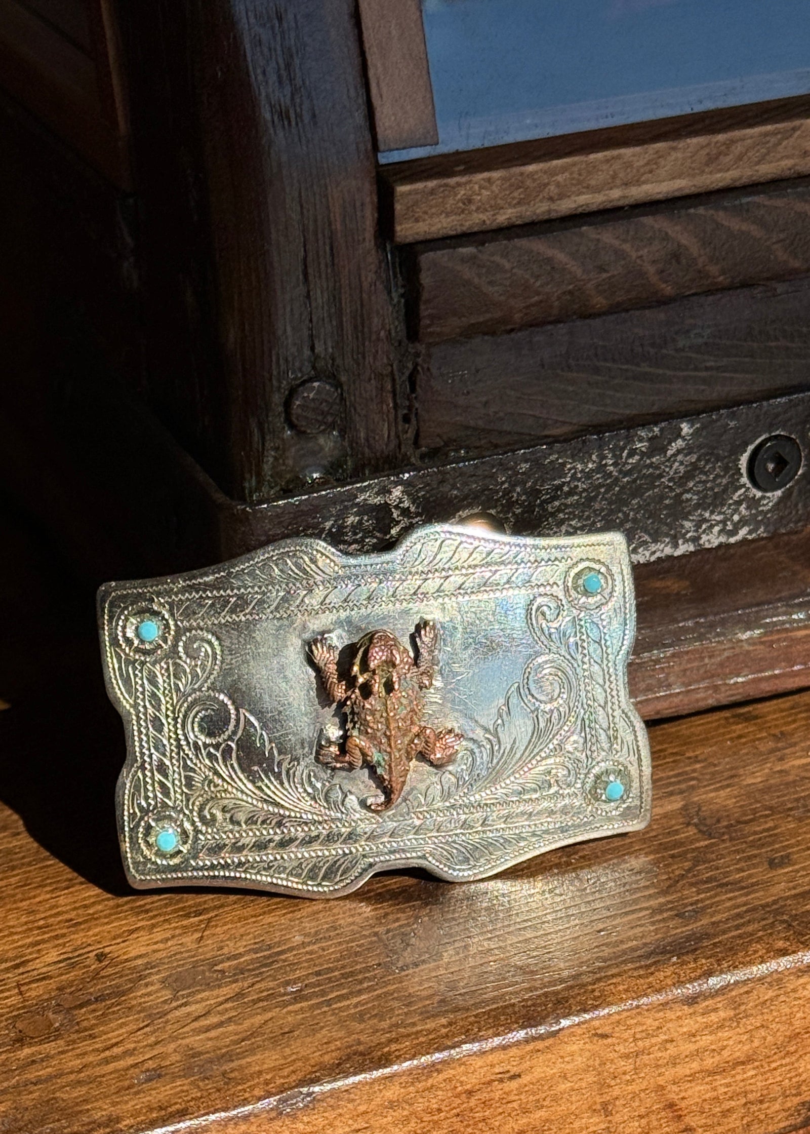 Horned Frog Belt Buckle