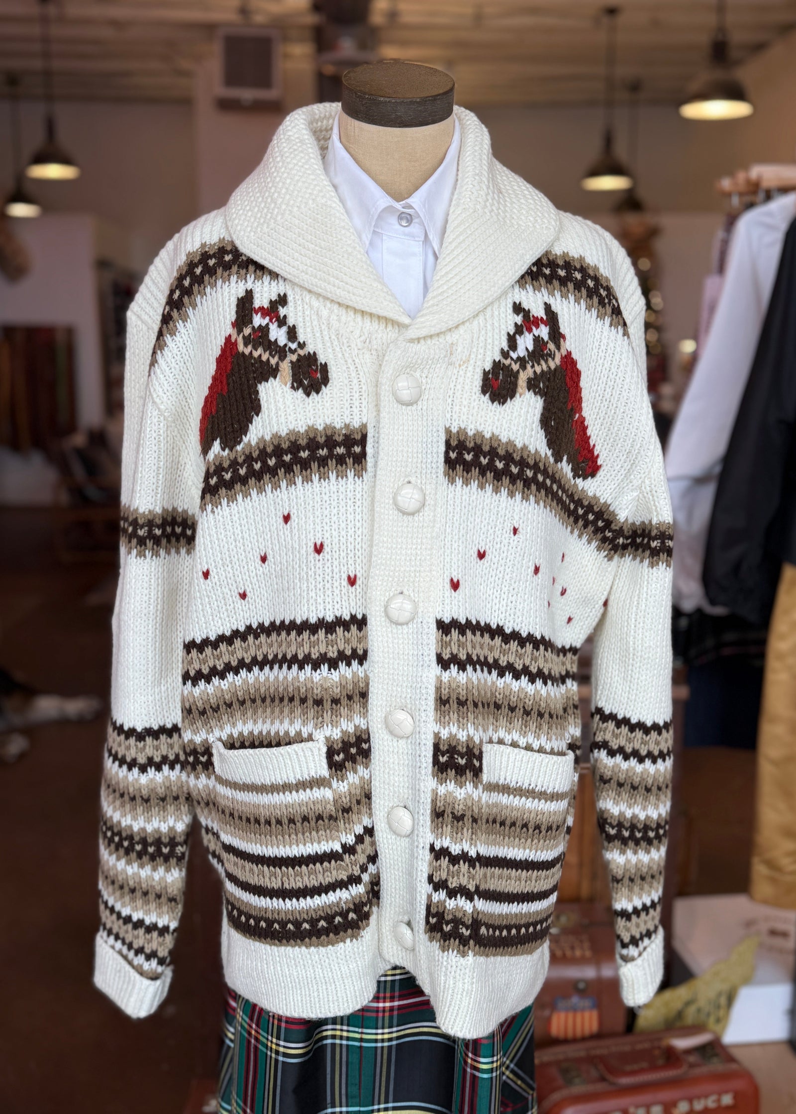 Horse Cowichan Sweater
