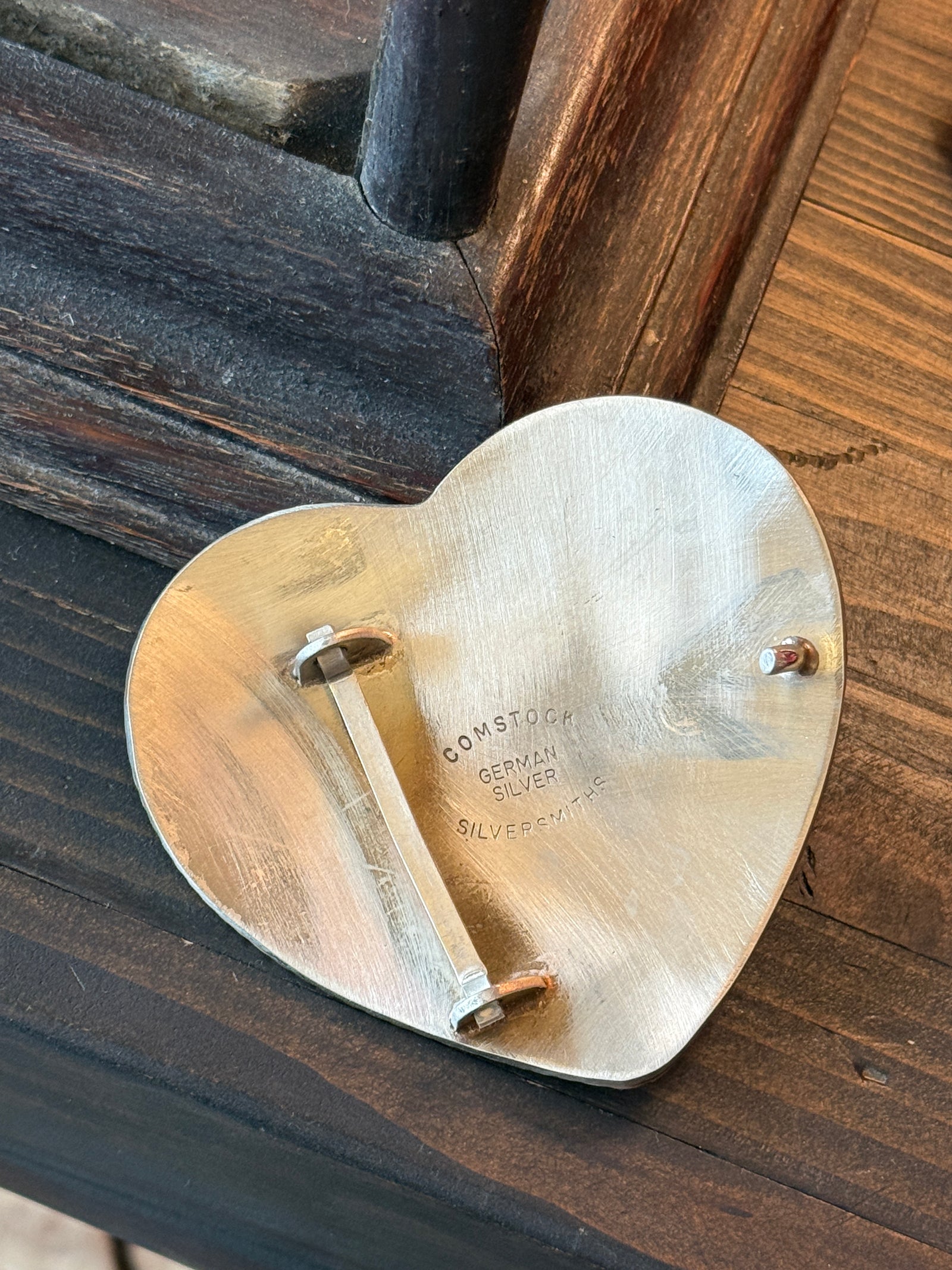 Longhorn Heart Belt Buckle