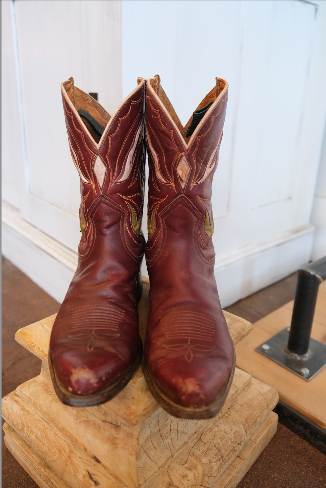 Vintage Red Justin Cowboy Boot