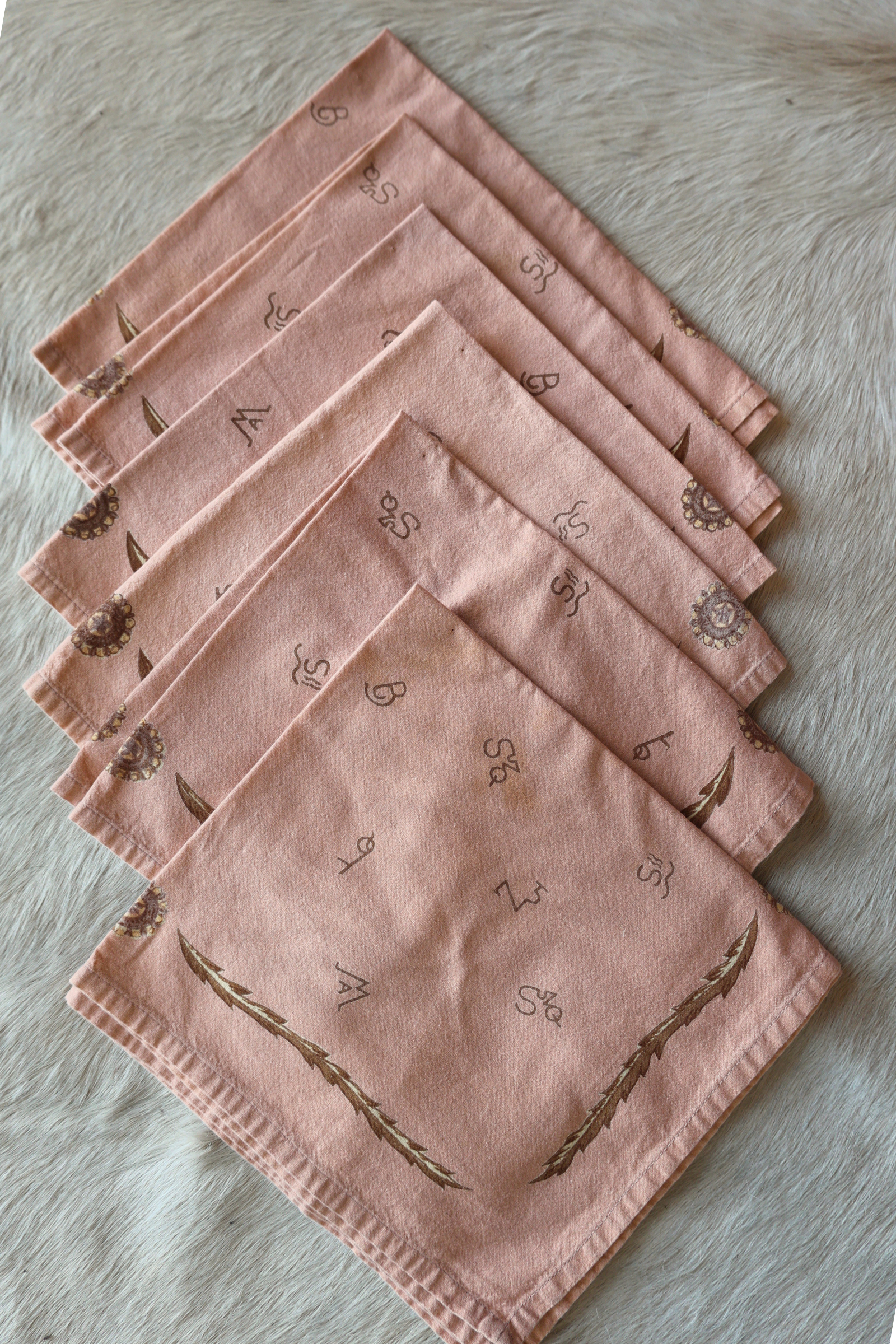 Pink Napkin Set of 6