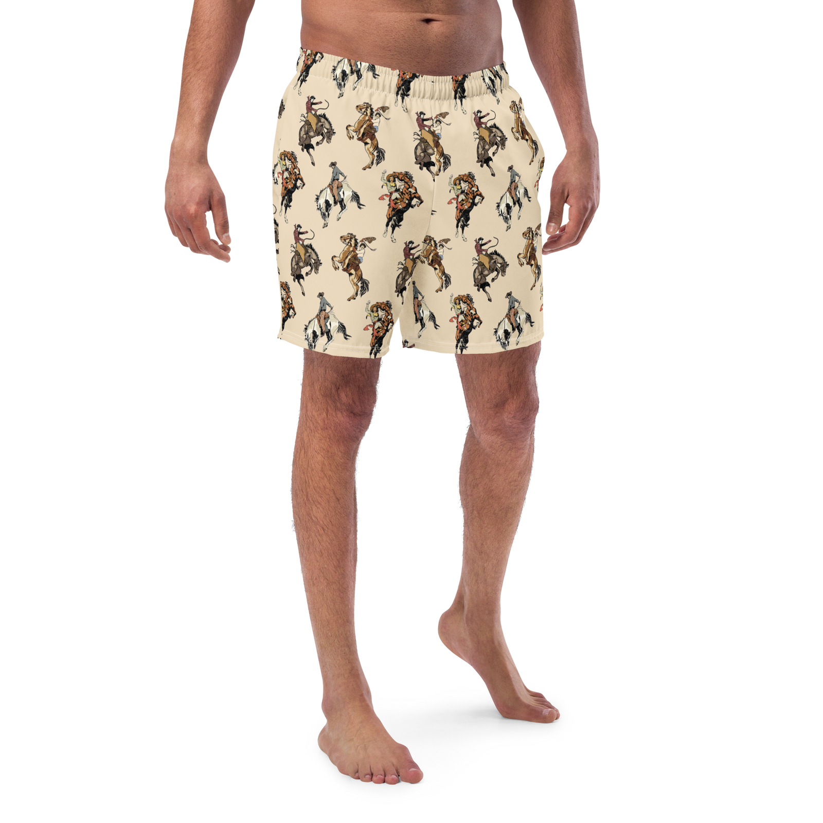 Yeehaw Cowgirl Men's Swim Trunks