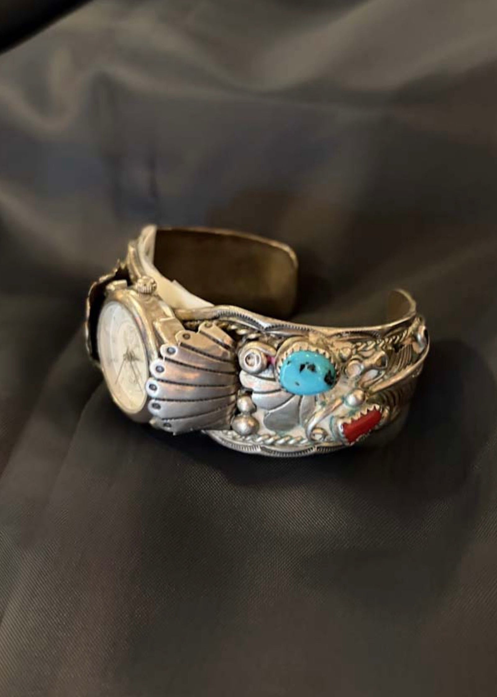 Old Pawn Watch Cuff Bracelet