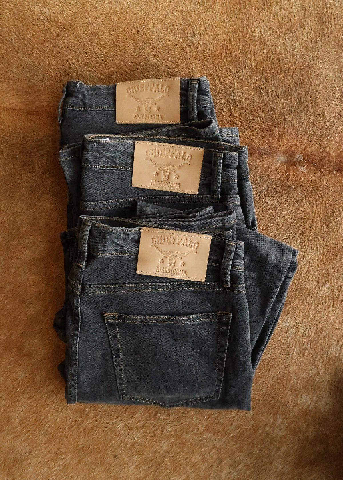 The Rodger Boot Cut Jean  Smoke