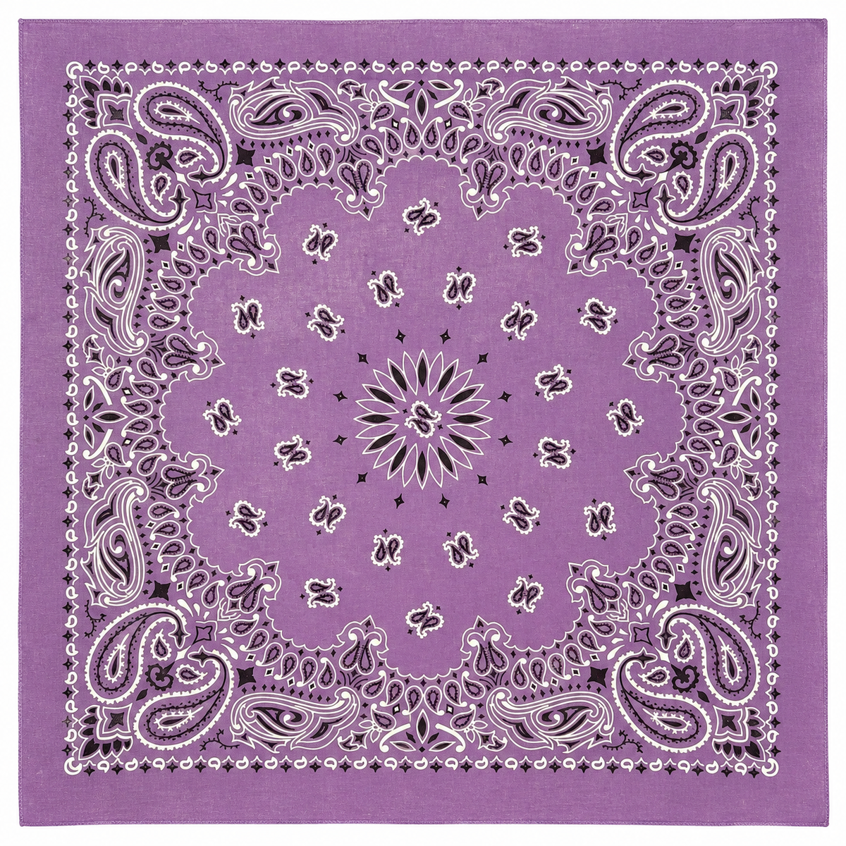 Bandana- 22" Lavender Paisley