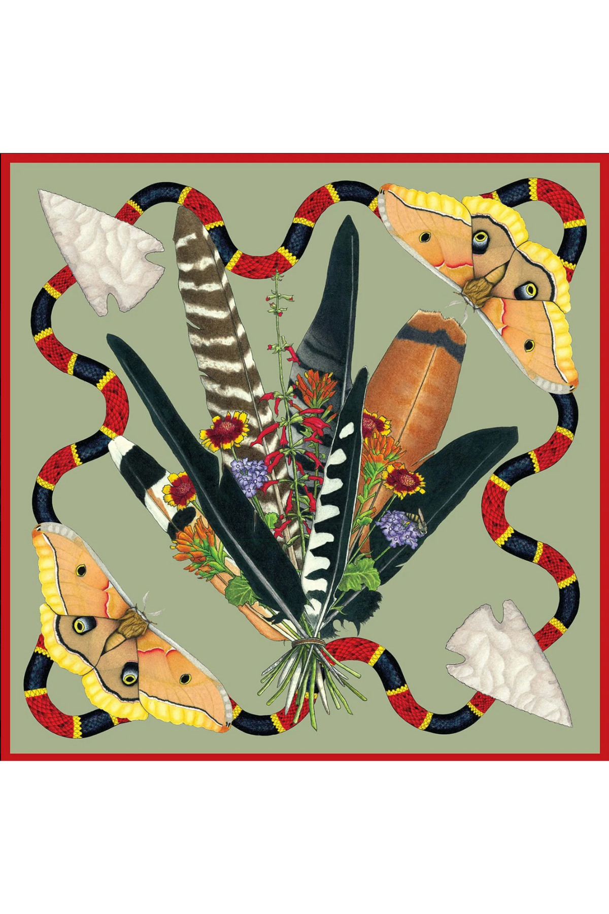 Kerr-Chief Silk Scarf