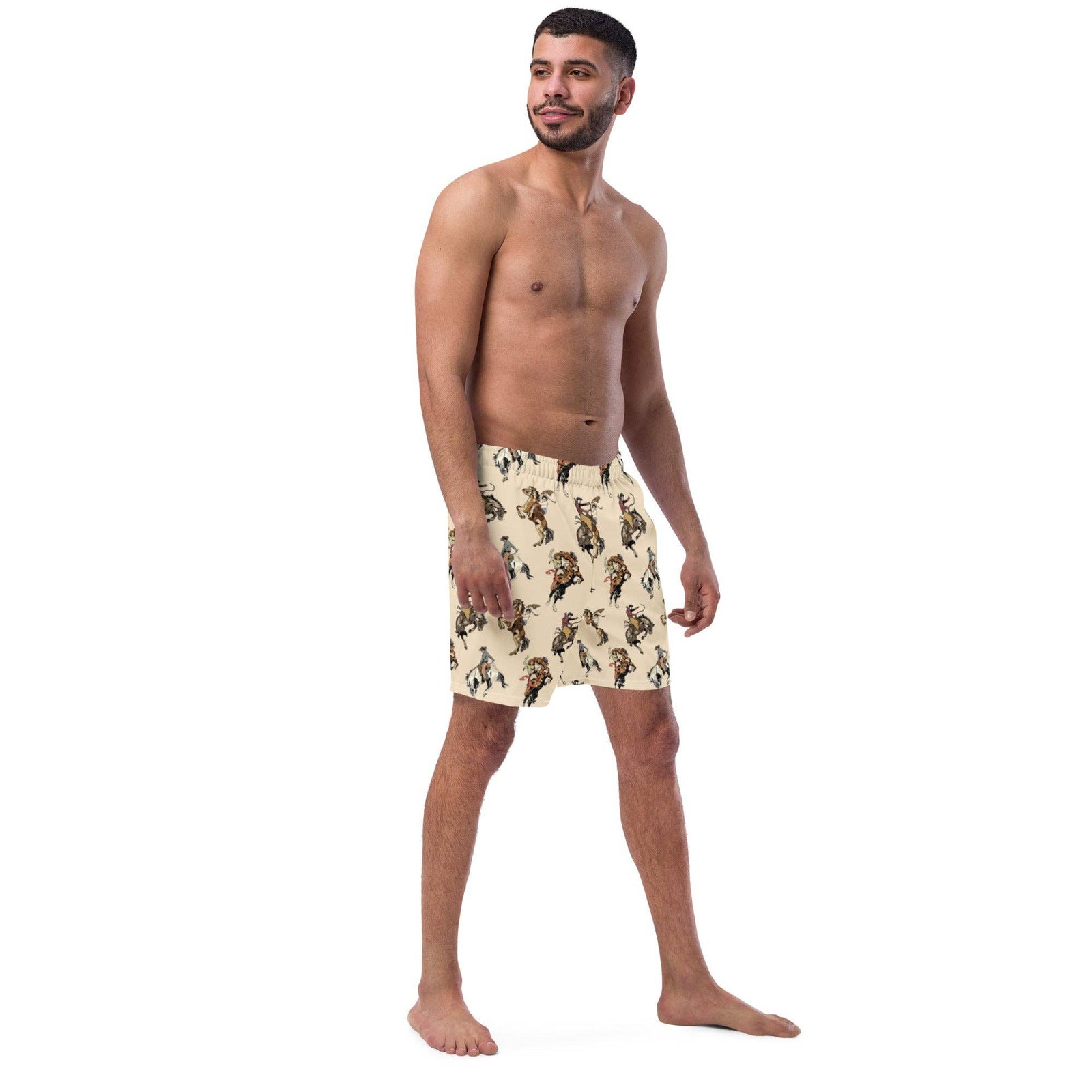 Yeehaw Cowgirl Men's Swim Trunks