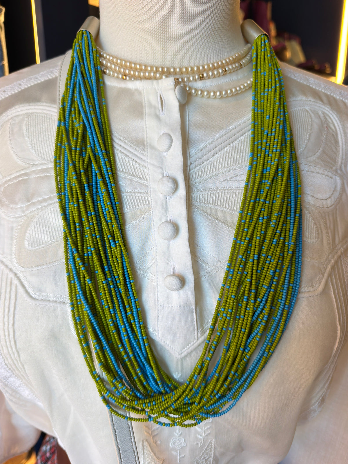 Waterfall Torsade Necklace