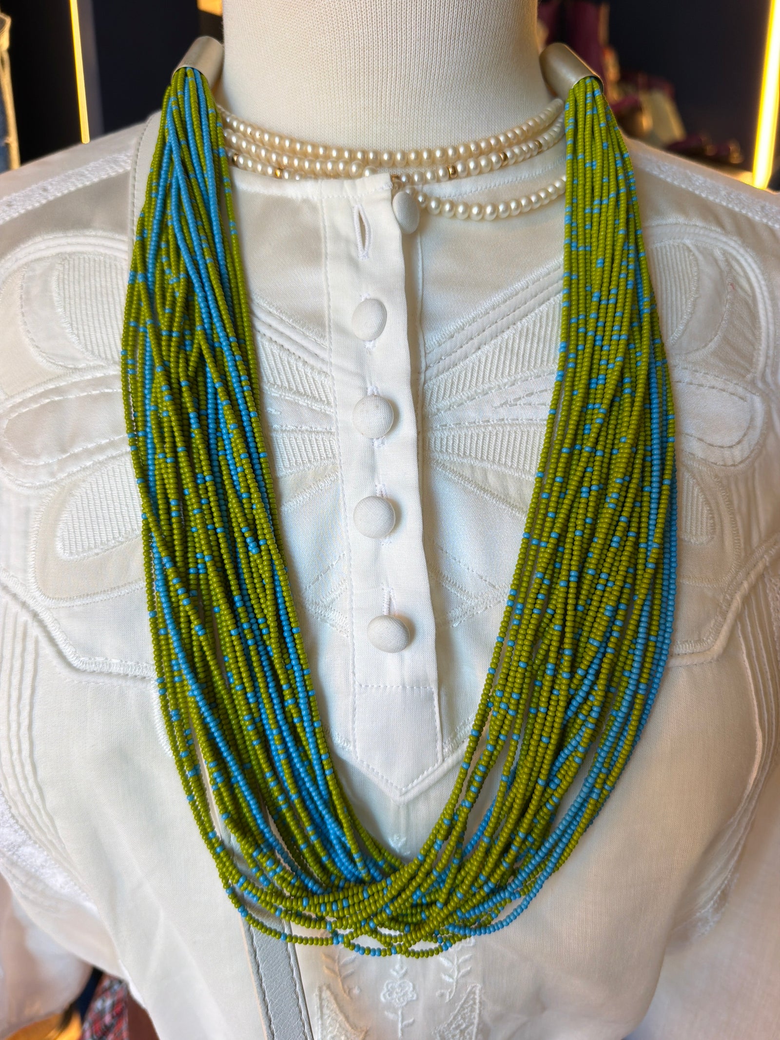 Waterfall Torsade Necklace