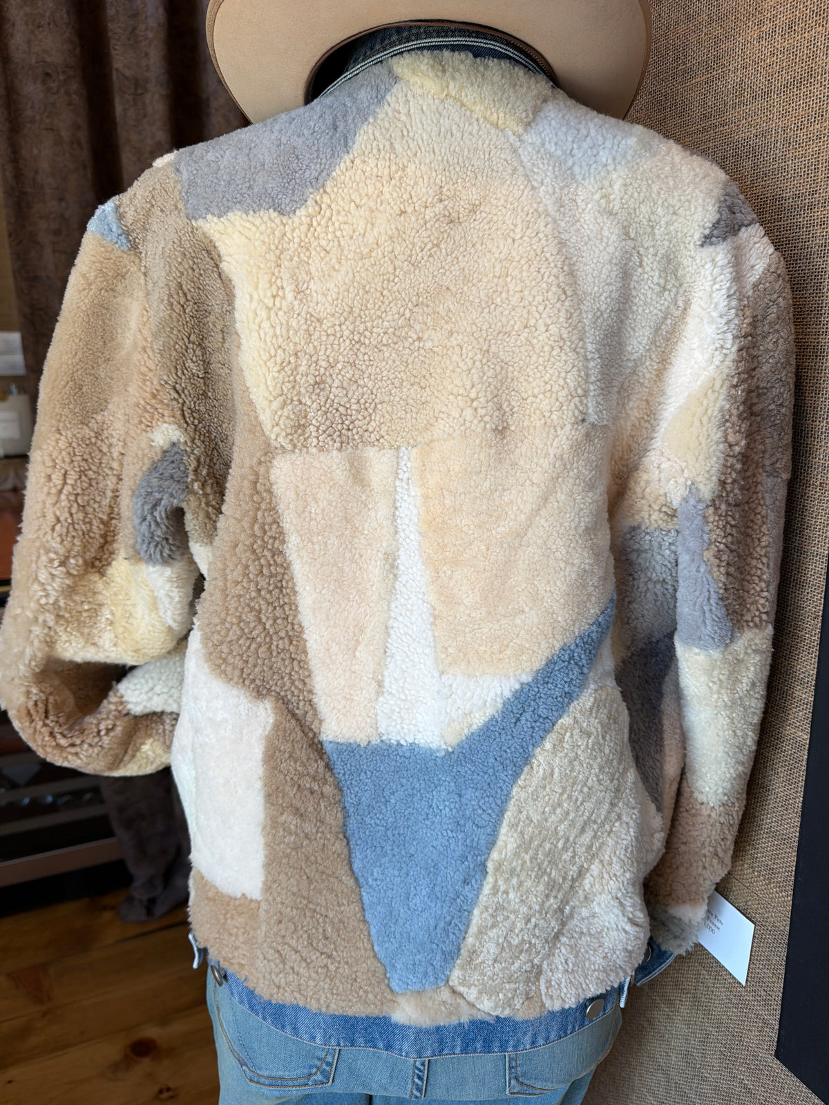 Denim Shearling Trucker Jacket