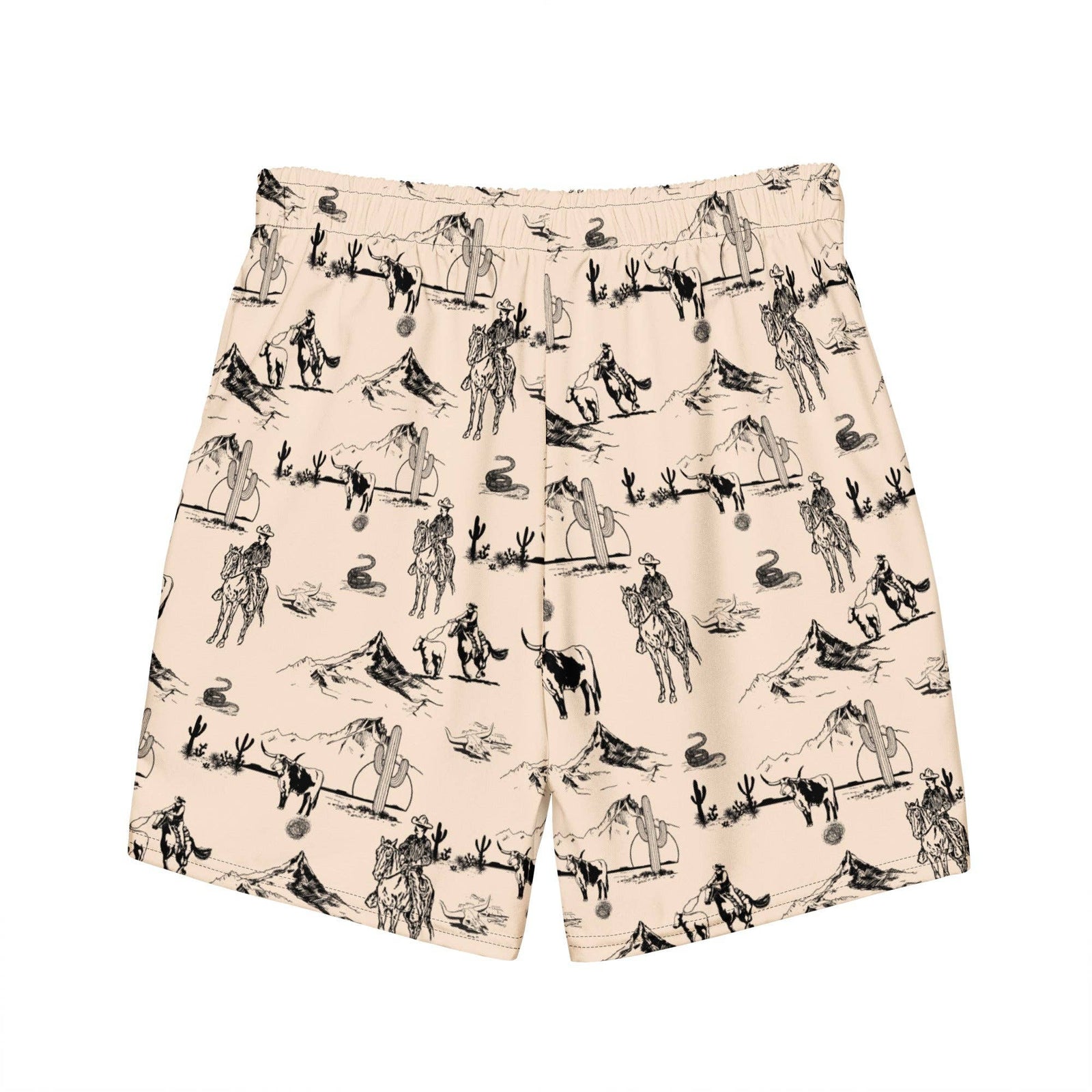 Yeehaw Cowboy Ranch Men's Swim Trunks