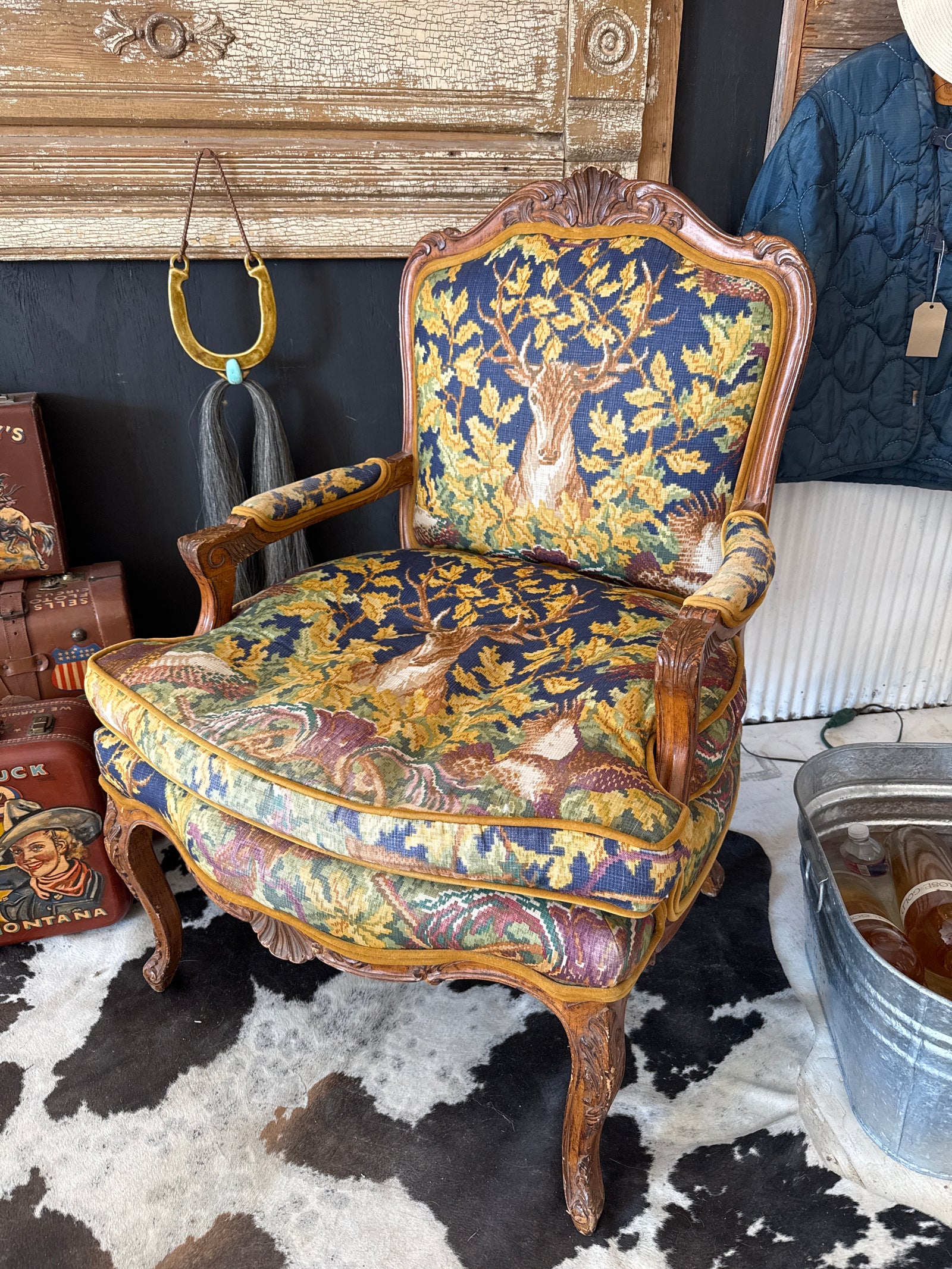Deer Parlor Chair