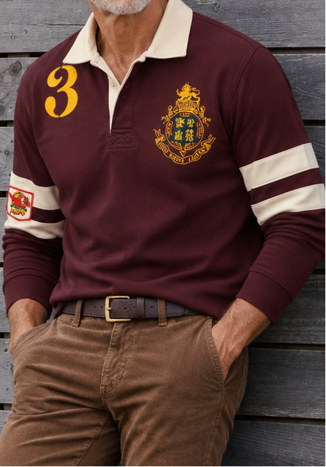 Rugby Style Polo Shirt